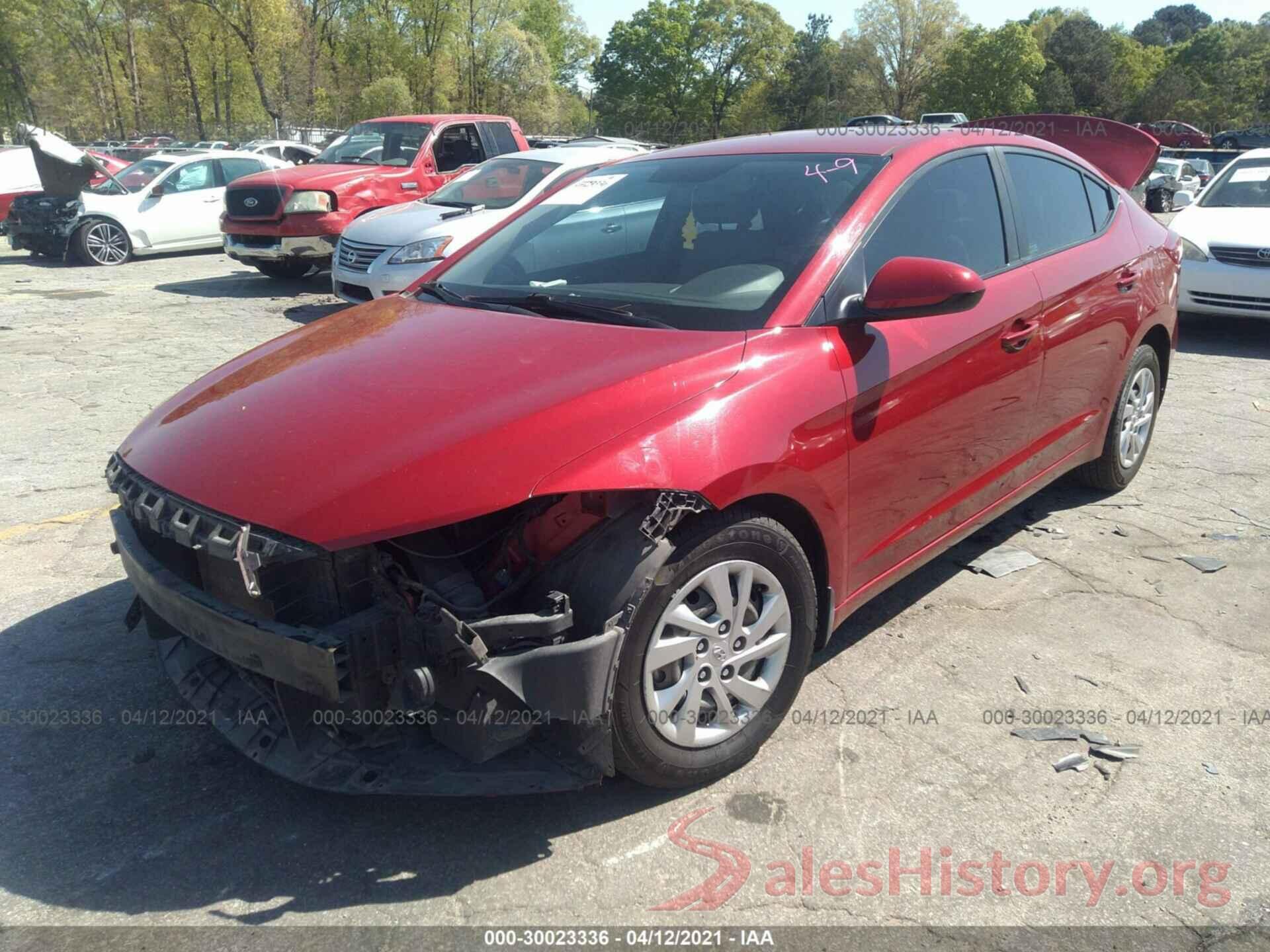 KMHD74LF9HU395056 2017 HYUNDAI ELANTRA