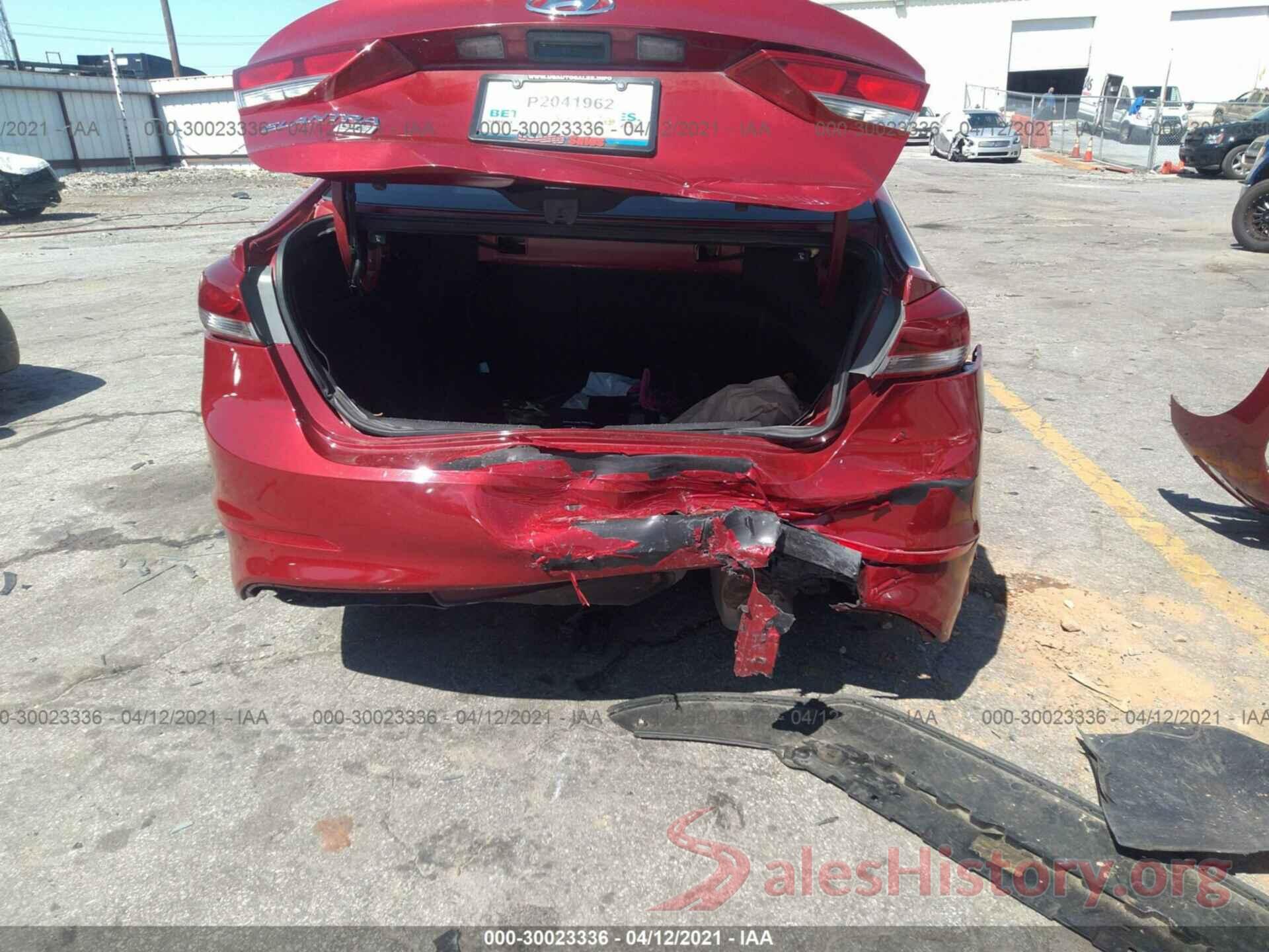 KMHD74LF9HU395056 2017 HYUNDAI ELANTRA