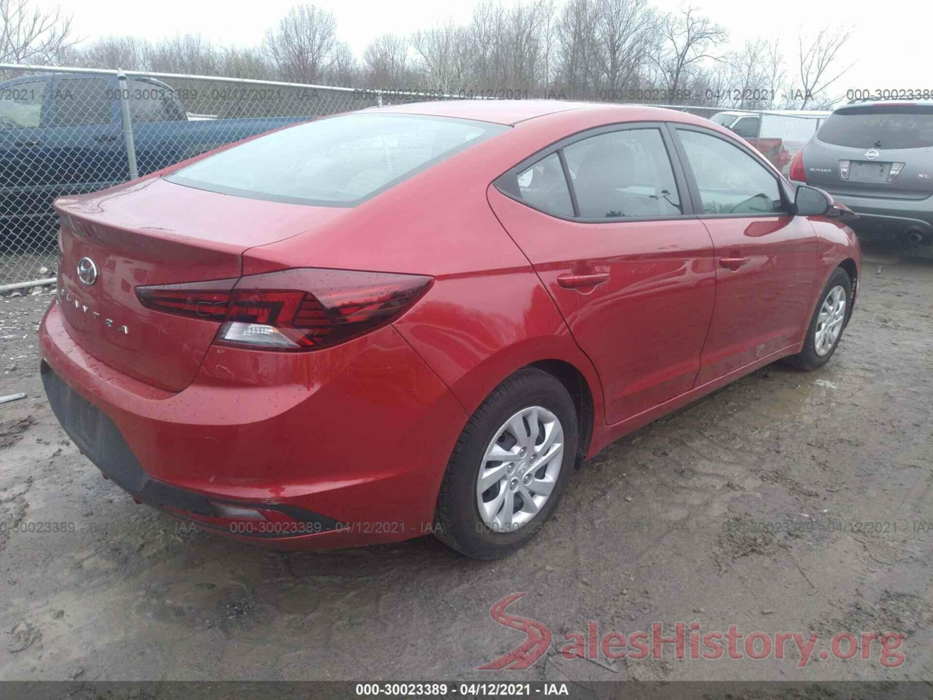 5NPD74LF0LH510201 2020 HYUNDAI ELANTRA