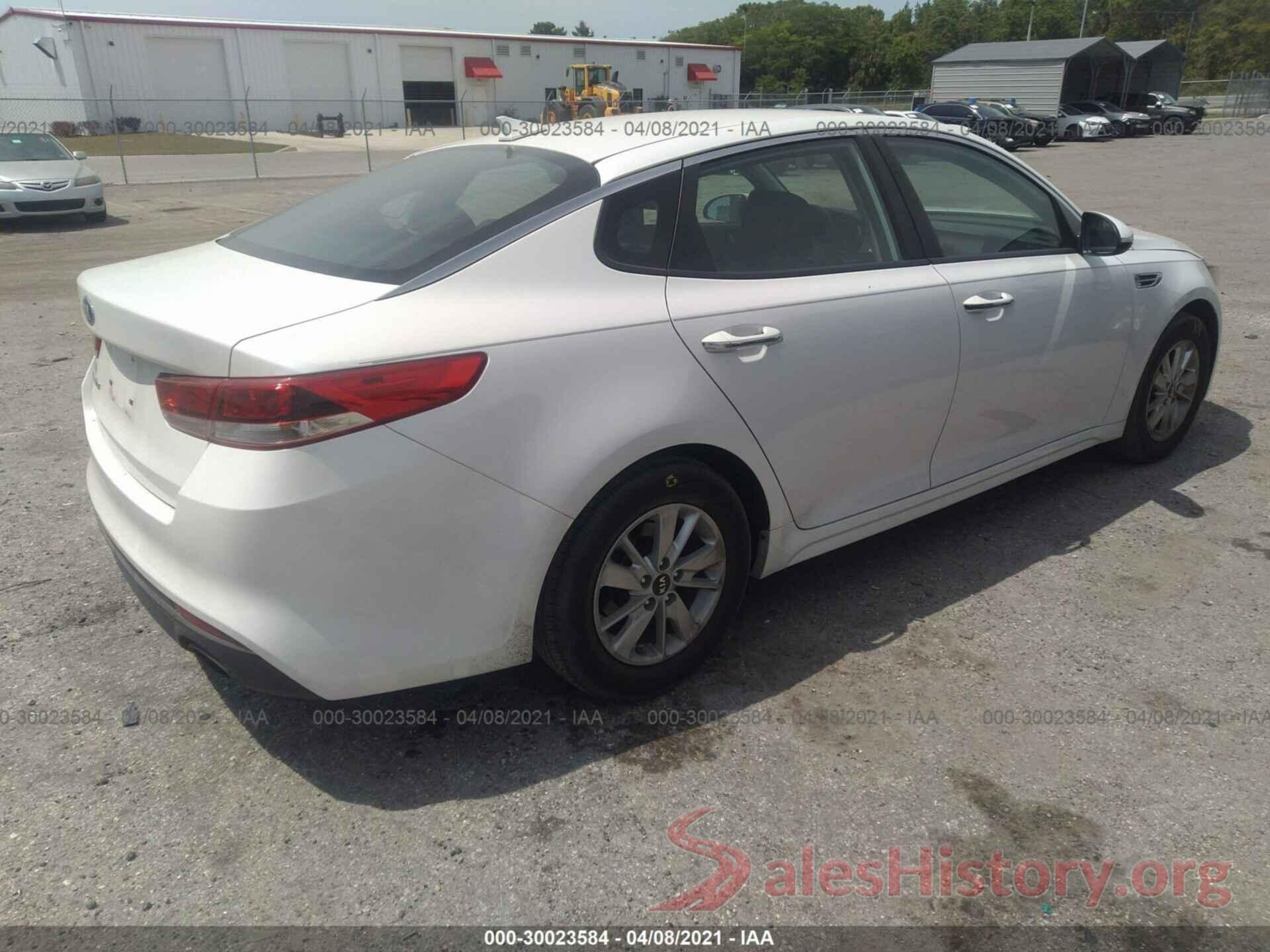 KNAGT4L36G5072494 2016 KIA OPTIMA