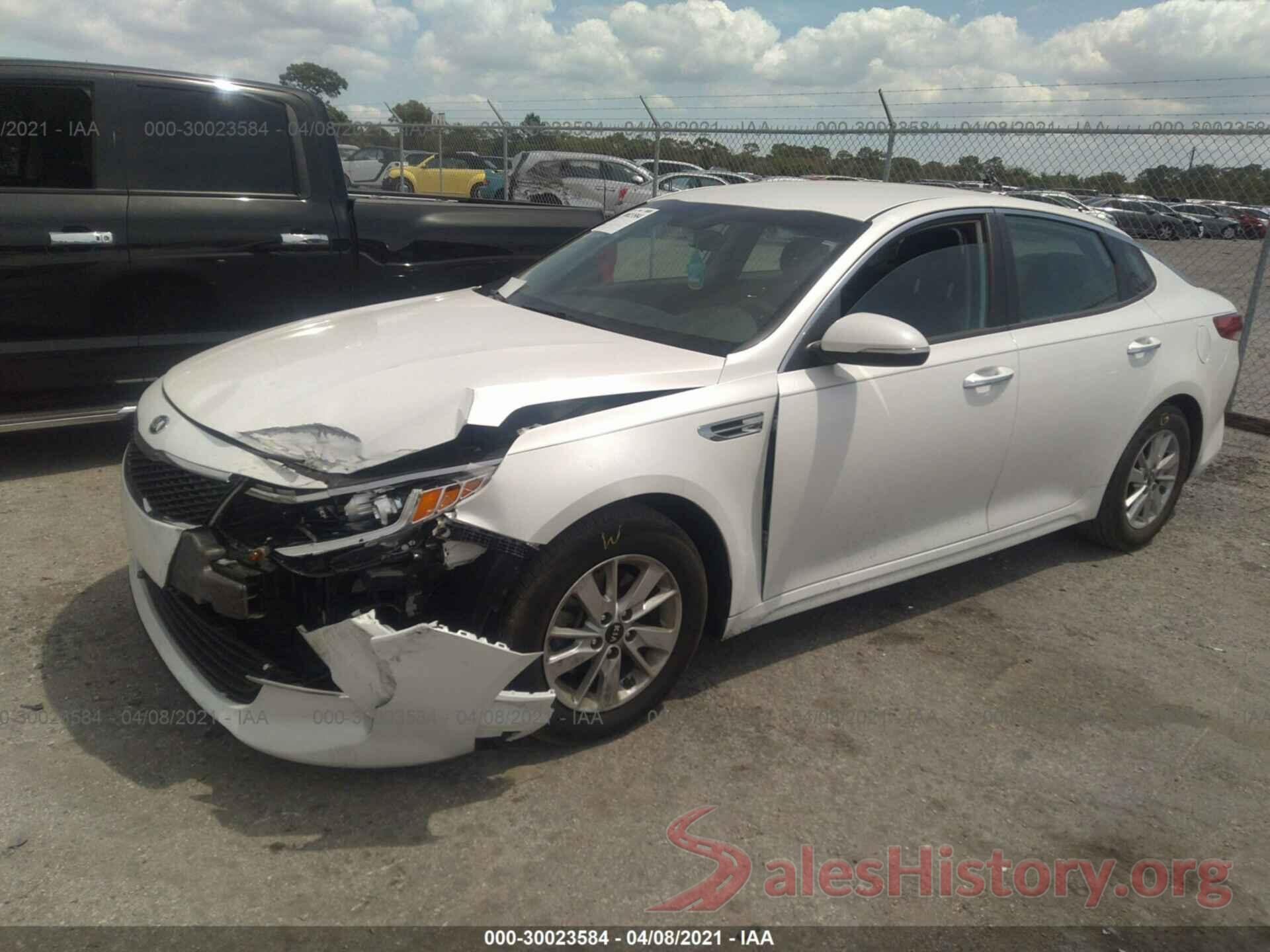 KNAGT4L36G5072494 2016 KIA OPTIMA