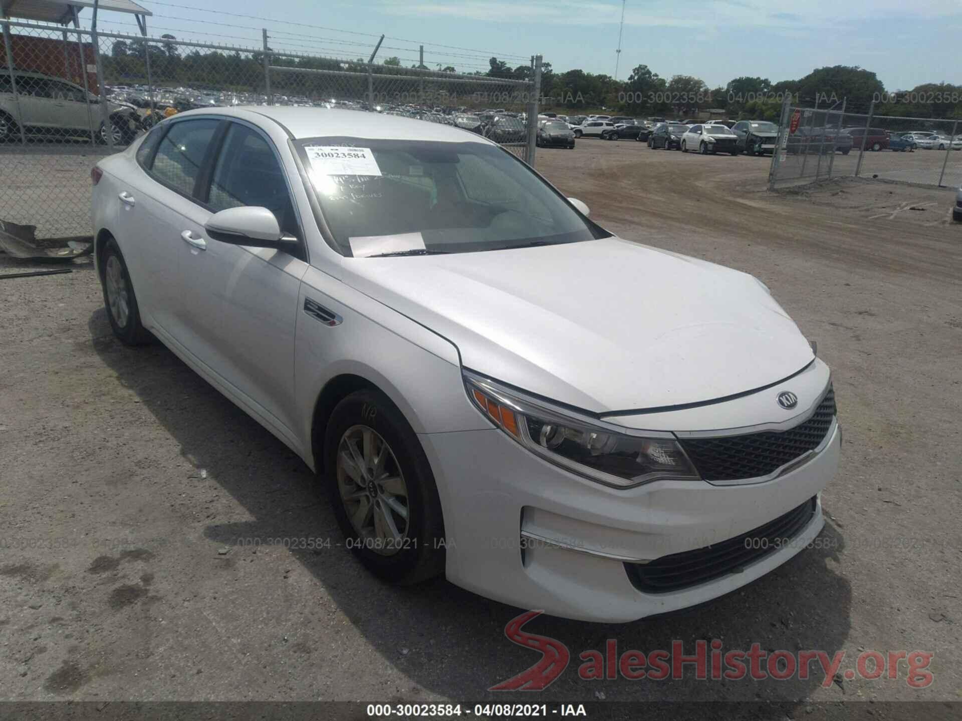 KNAGT4L36G5072494 2016 KIA OPTIMA