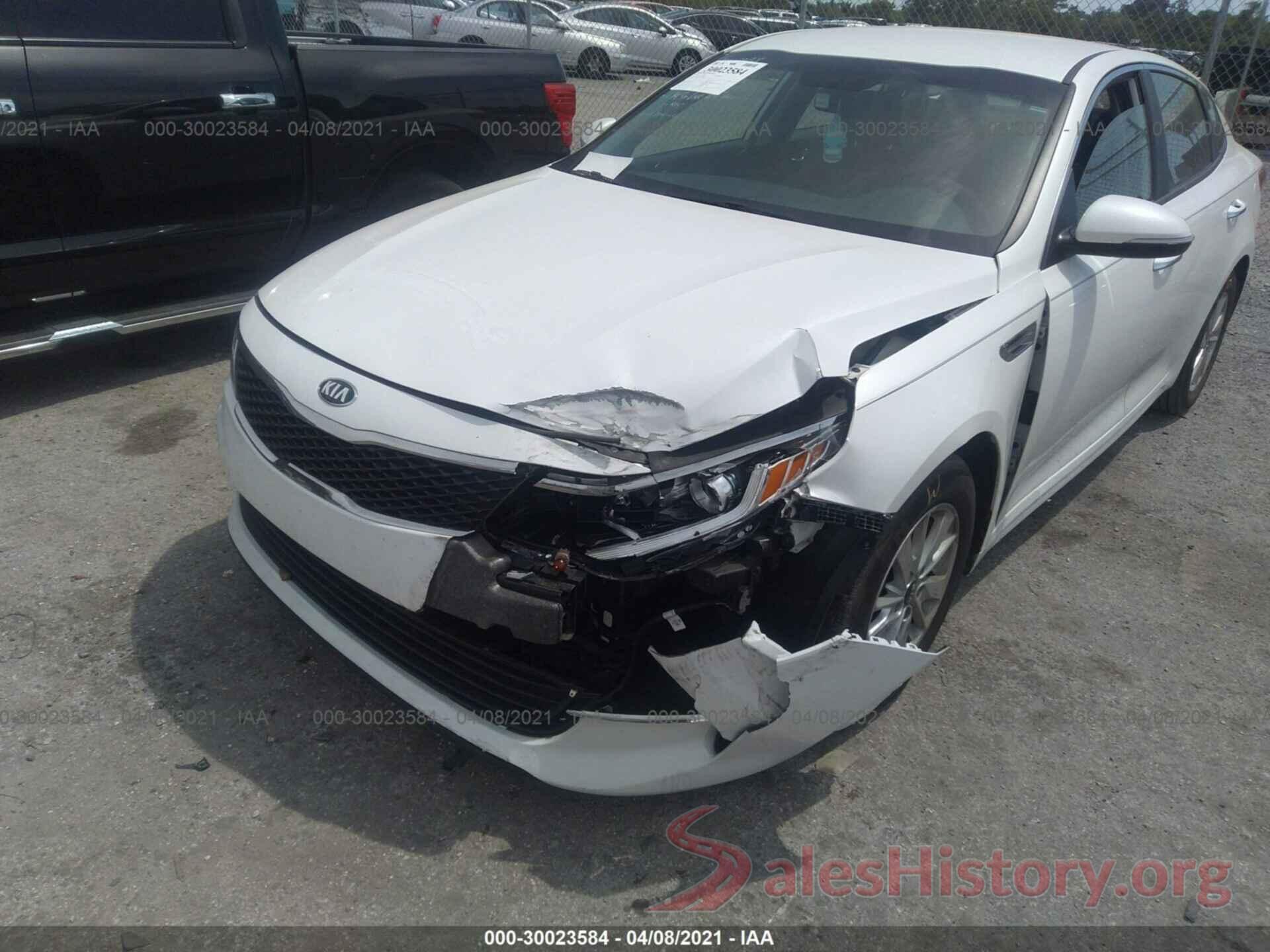 KNAGT4L36G5072494 2016 KIA OPTIMA