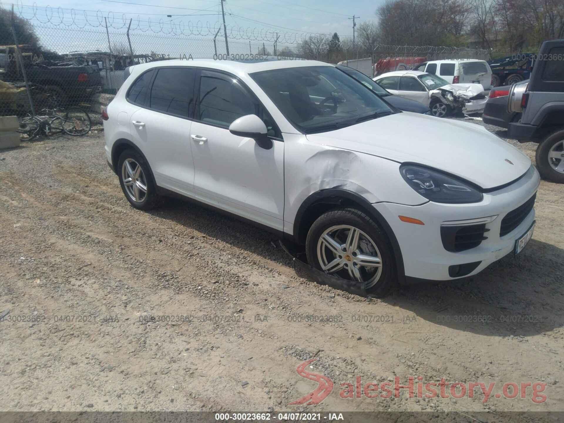 WP1AB2A29GLA95885 2016 PORSCHE CAYENNE