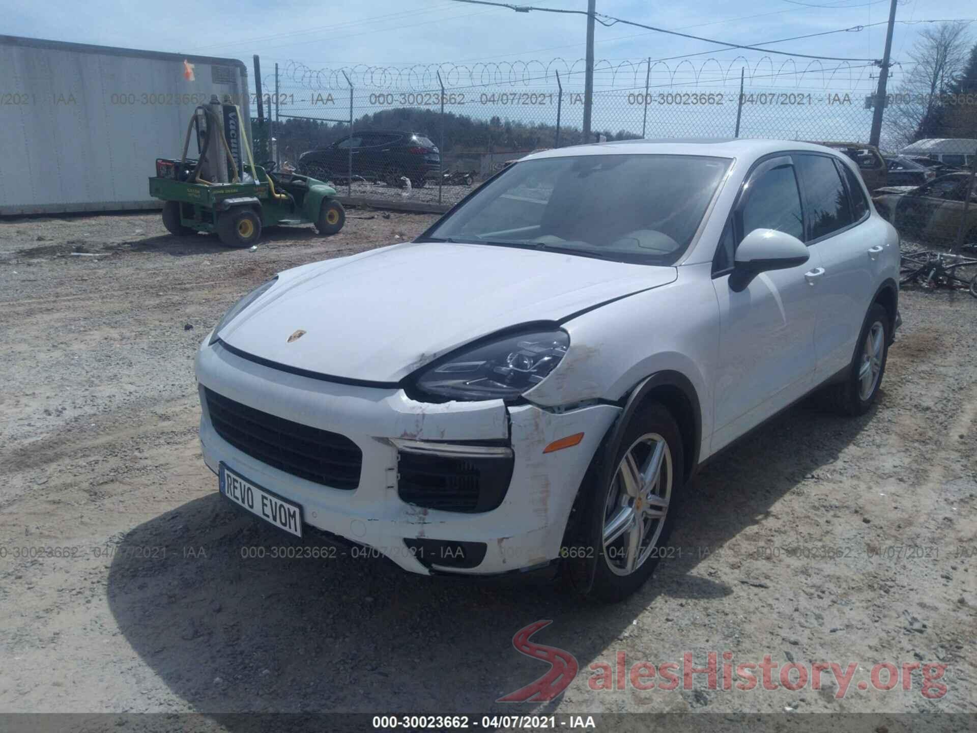 WP1AB2A29GLA95885 2016 PORSCHE CAYENNE