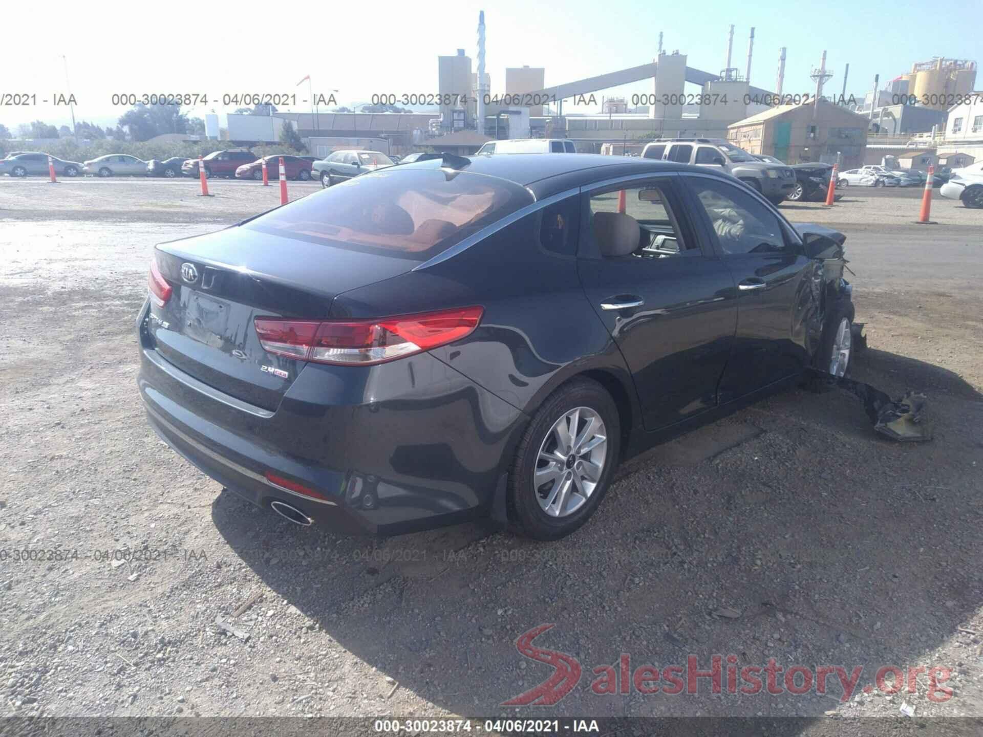 KNAGT4L30G5079473 2016 KIA OPTIMA