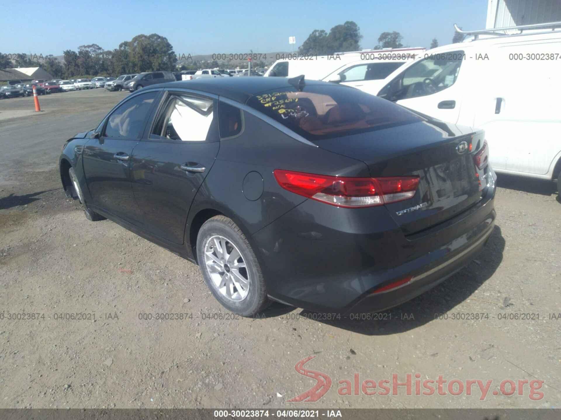 KNAGT4L30G5079473 2016 KIA OPTIMA