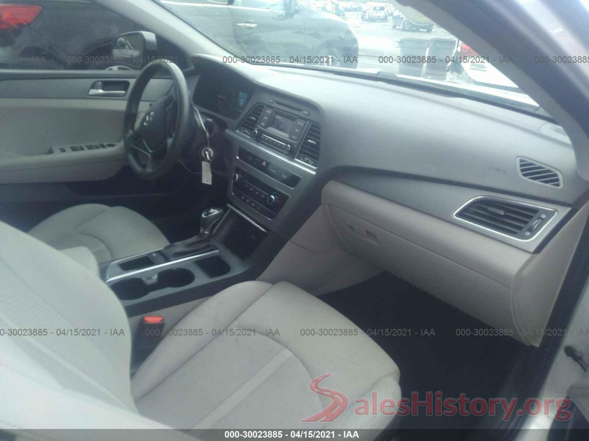 5NPE24AF0HH491002 2017 HYUNDAI SONATA