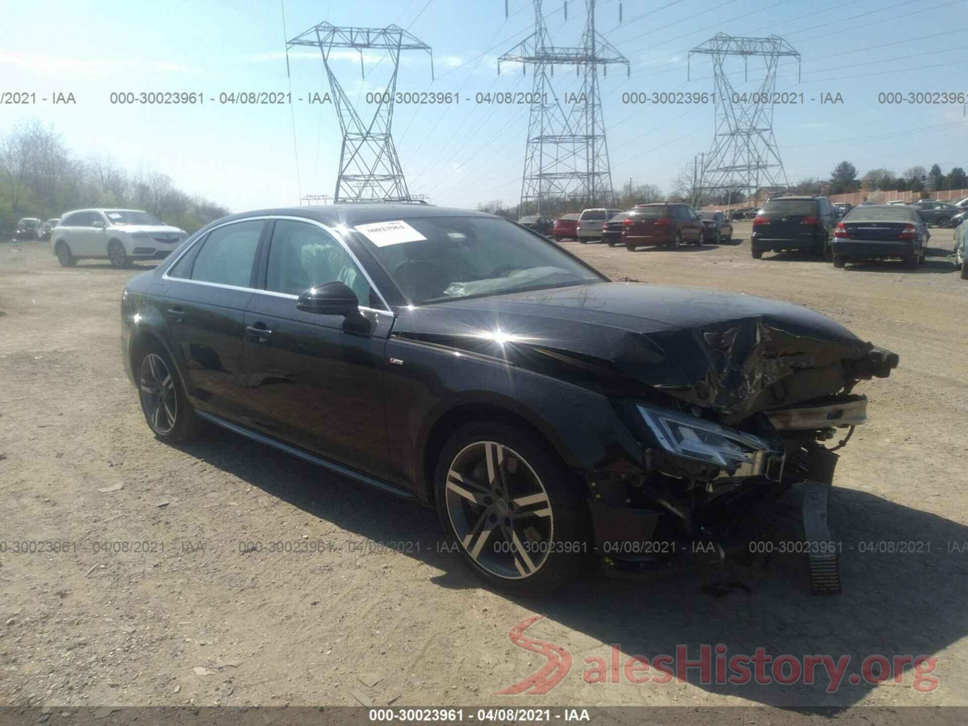 WAUENAF40HN028366 2017 AUDI A4