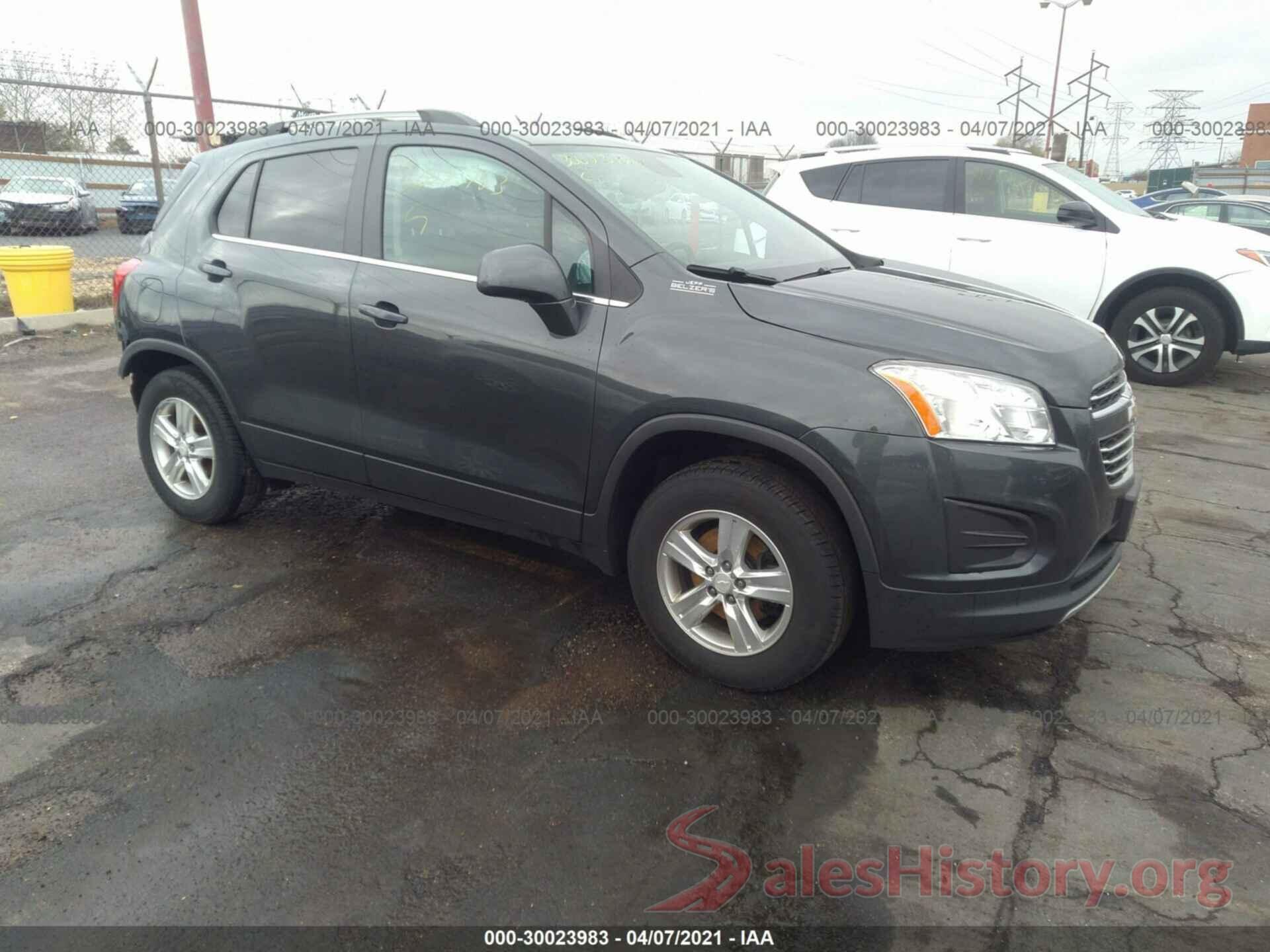 3GNCJPSB2GL152657 2016 CHEVROLET TRAX