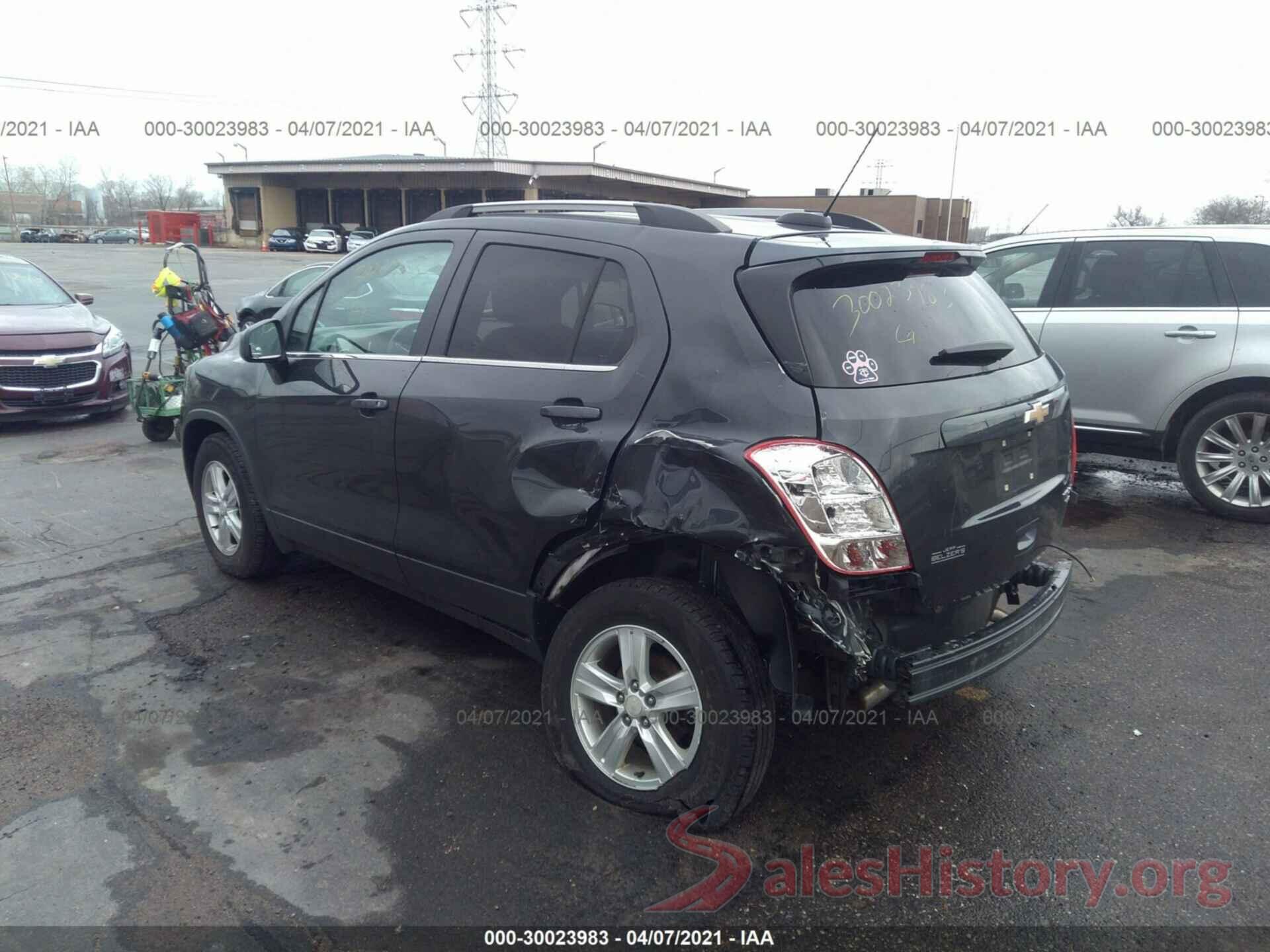 3GNCJPSB2GL152657 2016 CHEVROLET TRAX