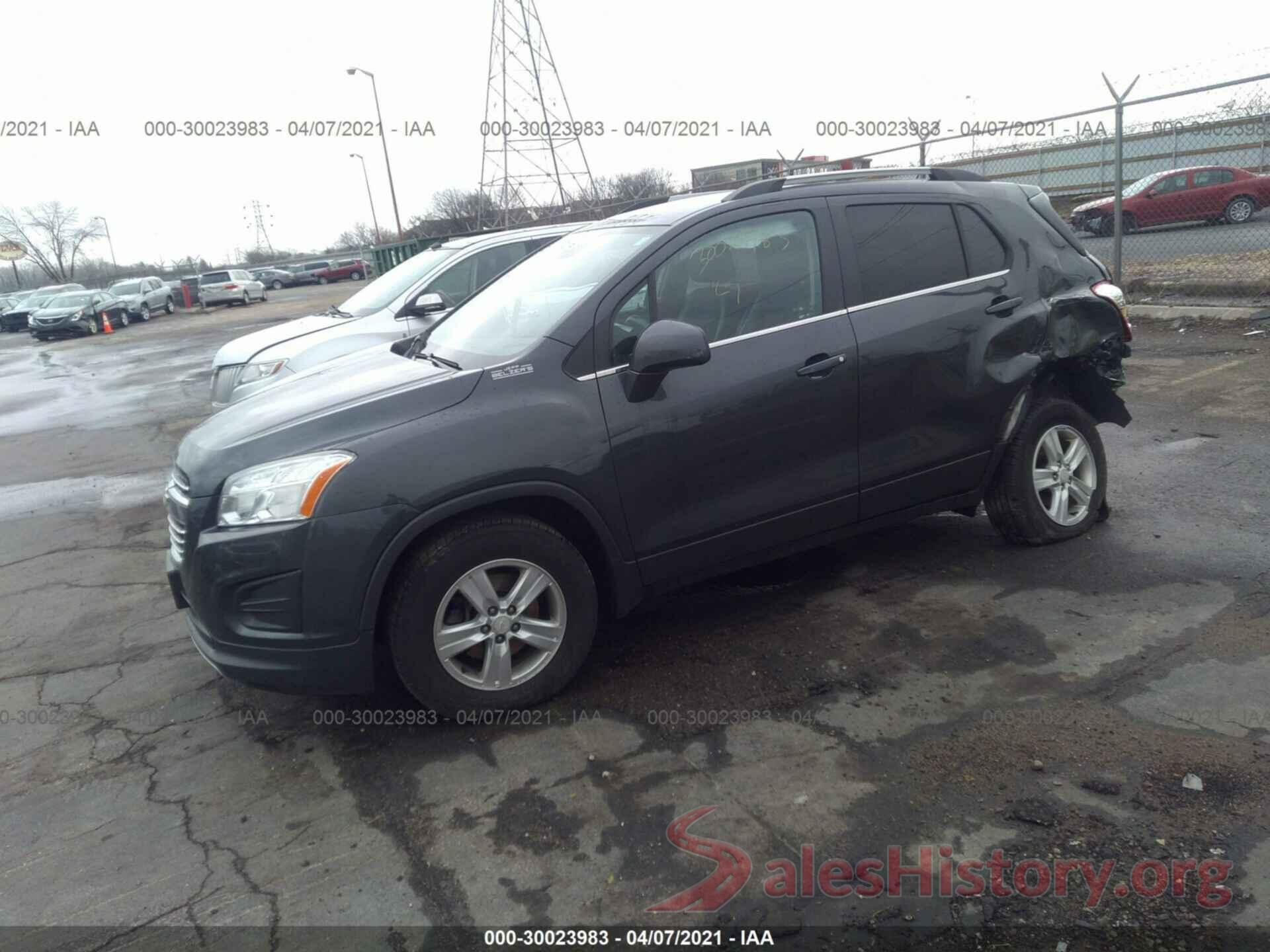 3GNCJPSB2GL152657 2016 CHEVROLET TRAX