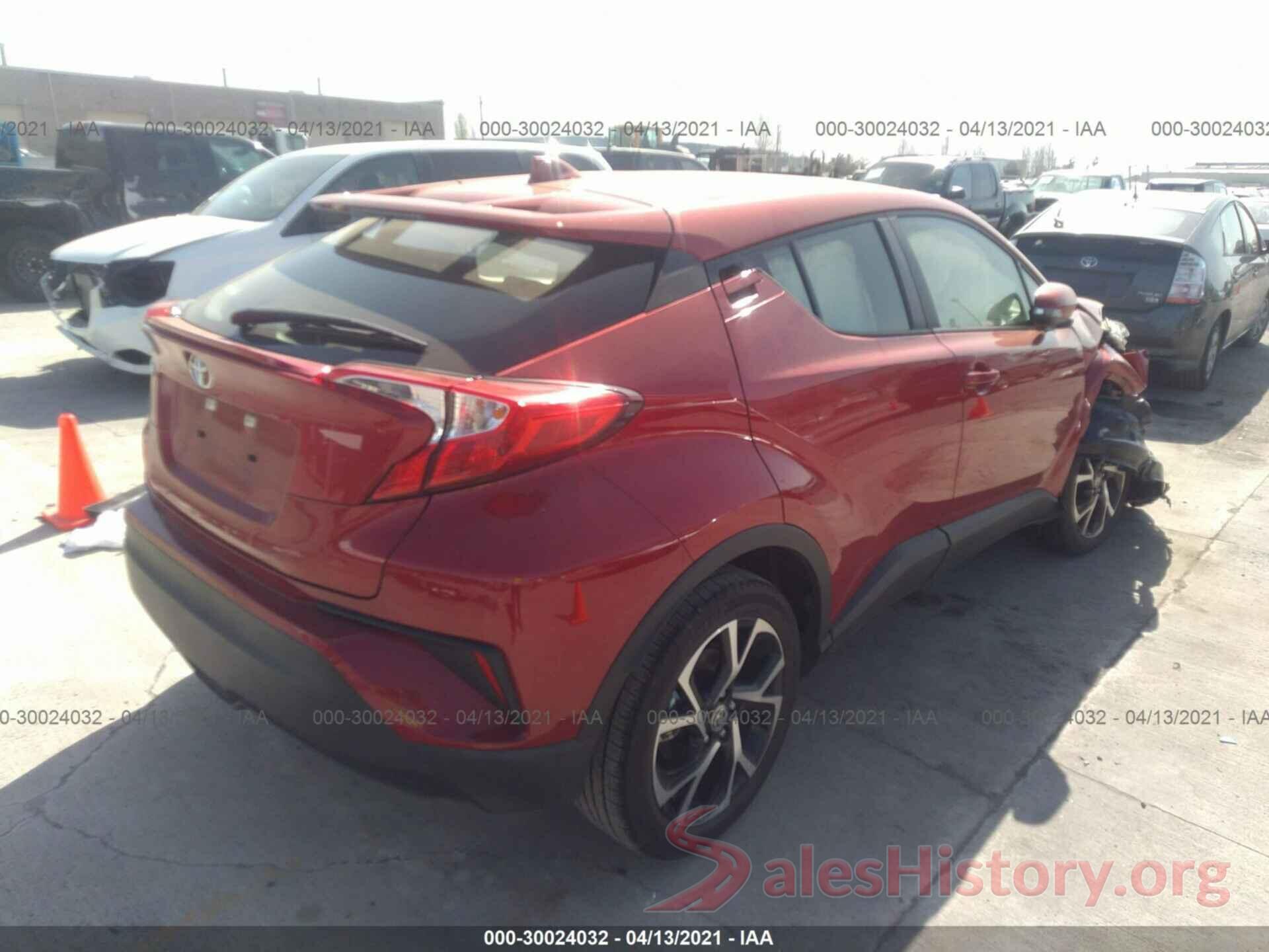 JTNKHMBX1L1080888 2020 TOYOTA C-HR