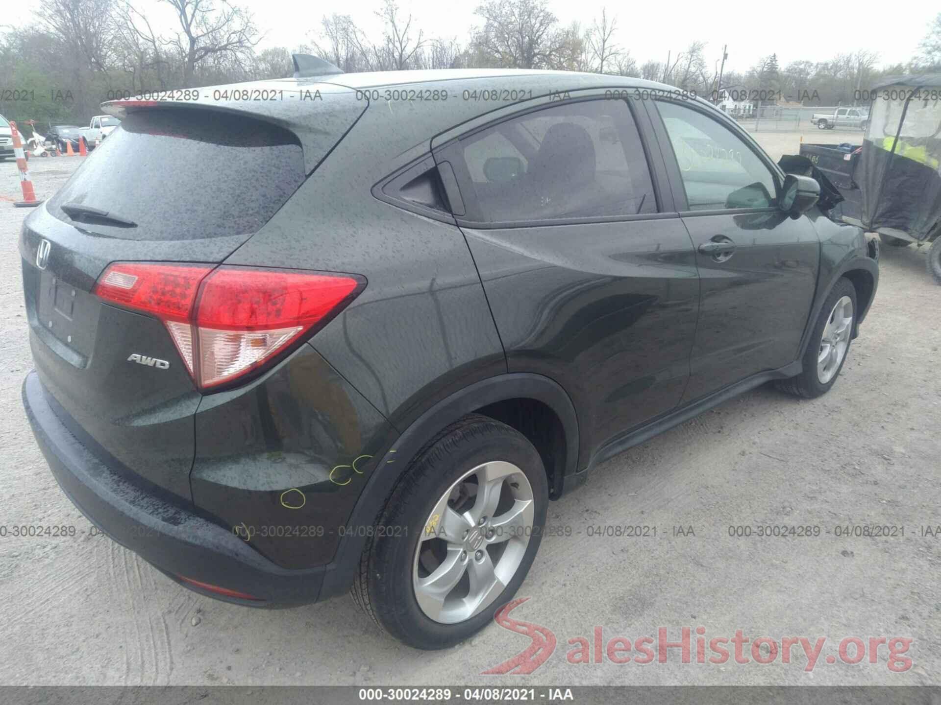 3CZRU6H53GM742425 2016 HONDA HR-V