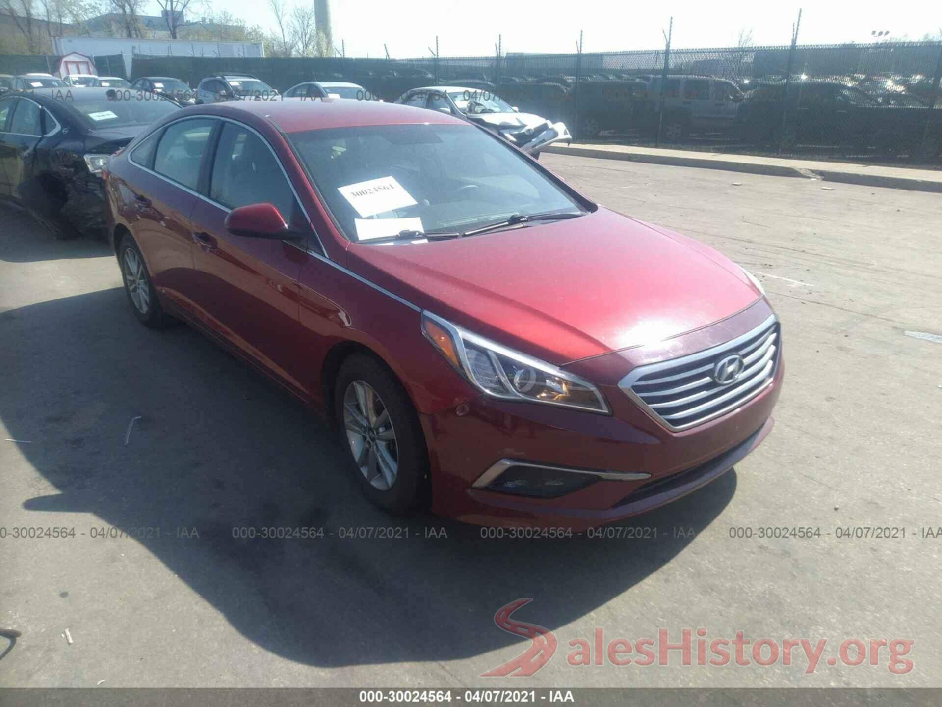 5NPE24AF4GH386722 2016 HYUNDAI SONATA