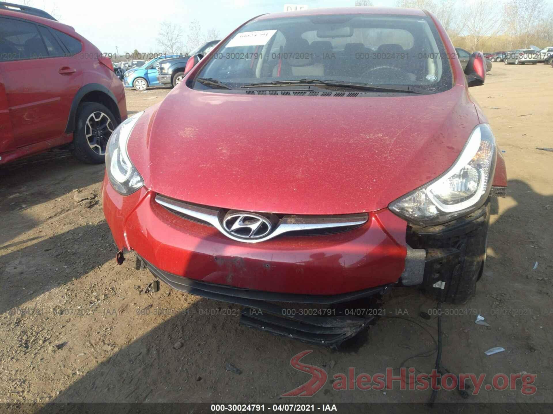 KMHDH4AE8GU484283 2016 HYUNDAI ELANTRA