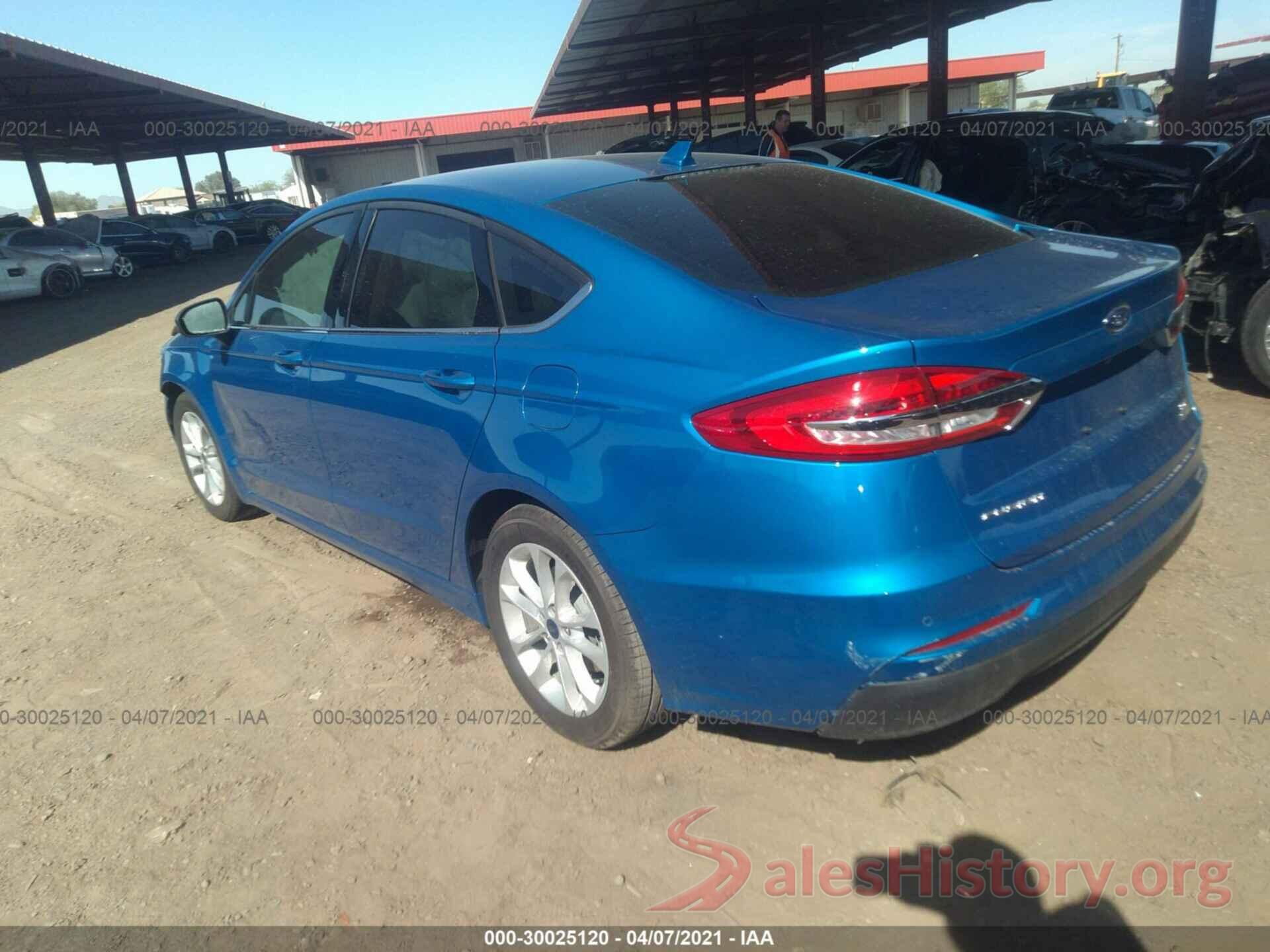 3FA6P0HD4KR176720 2019 FORD FUSION