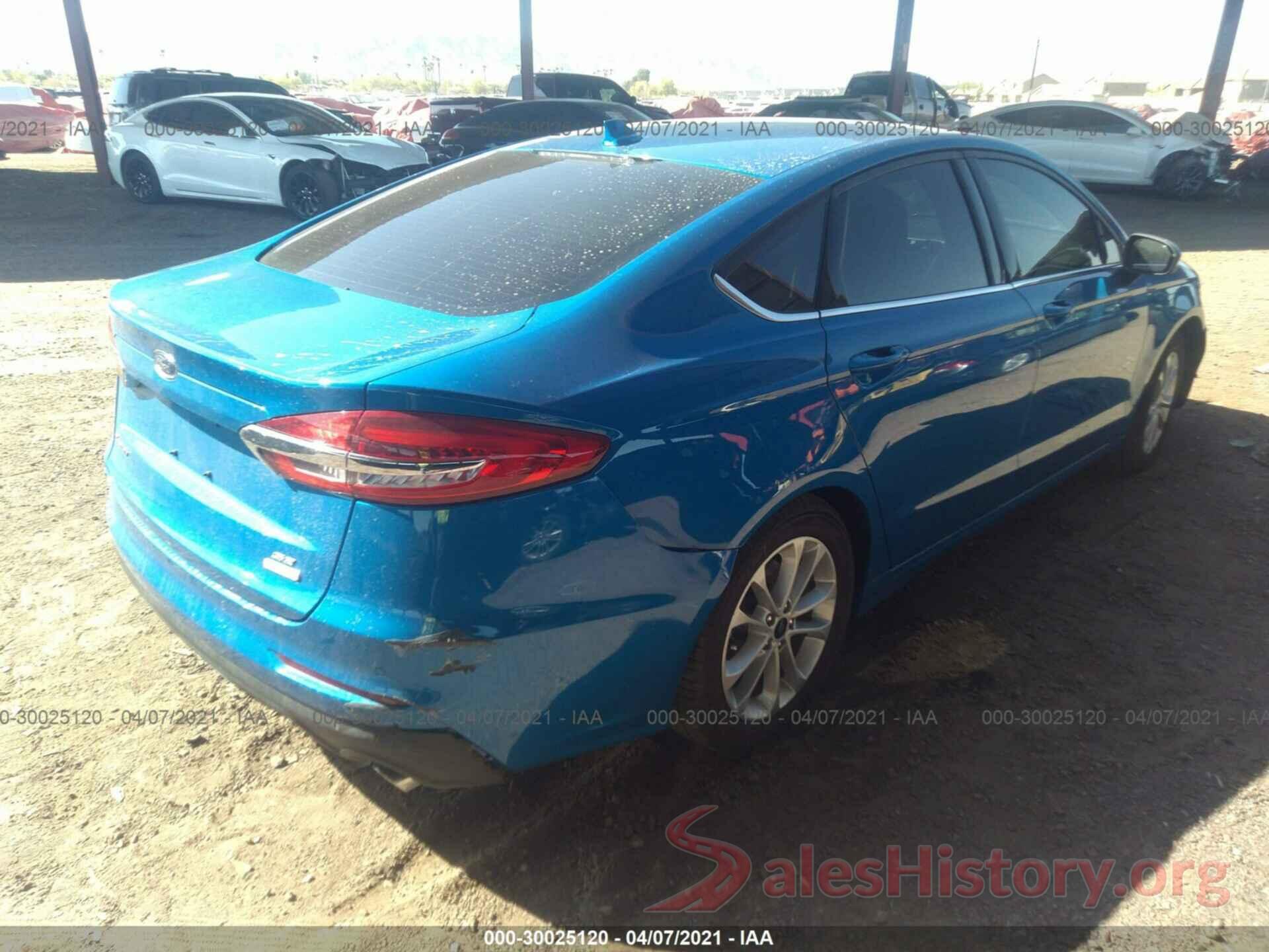 3FA6P0HD4KR176720 2019 FORD FUSION