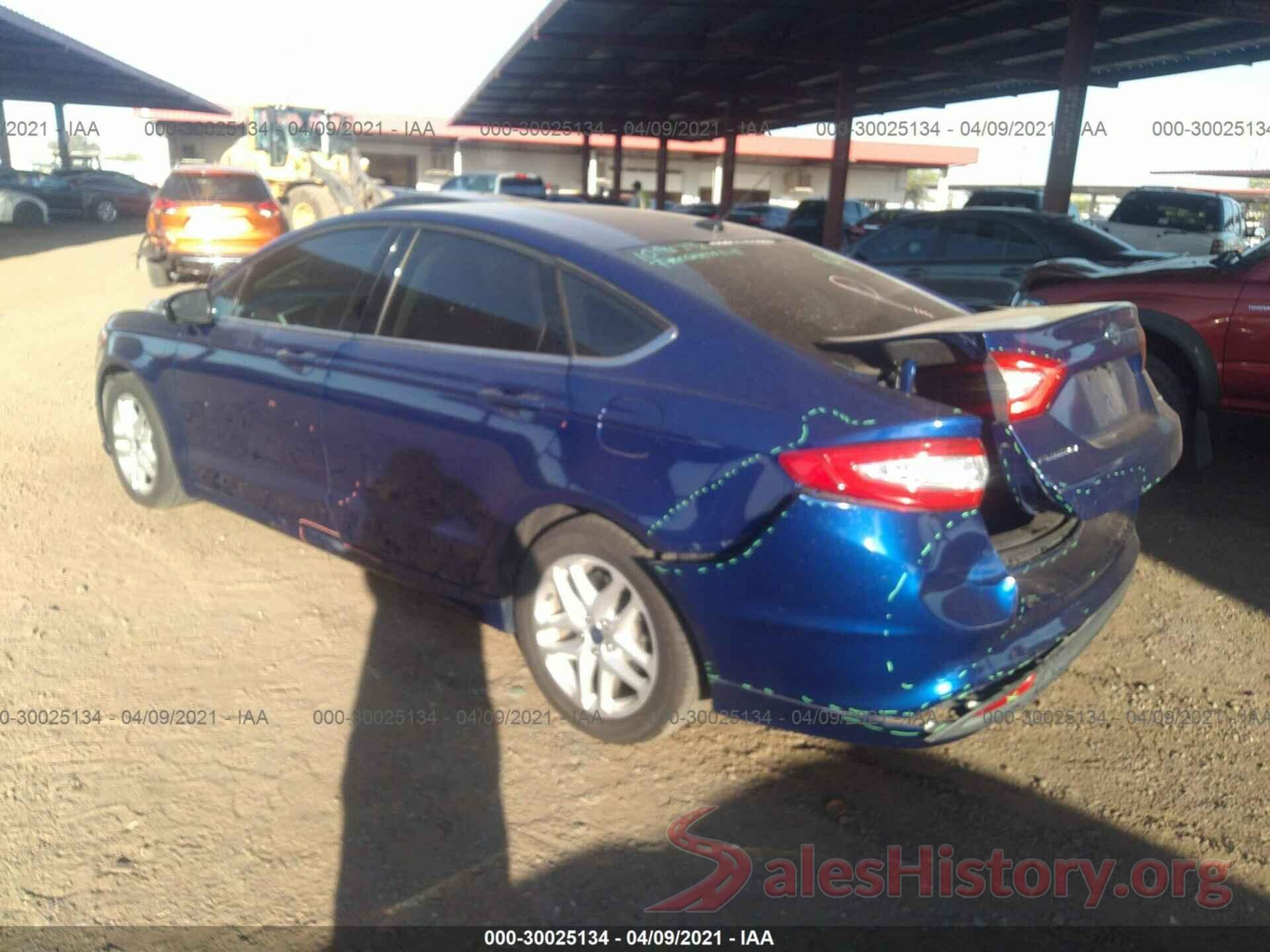 3FA6P0H74GR367460 2016 FORD FUSION