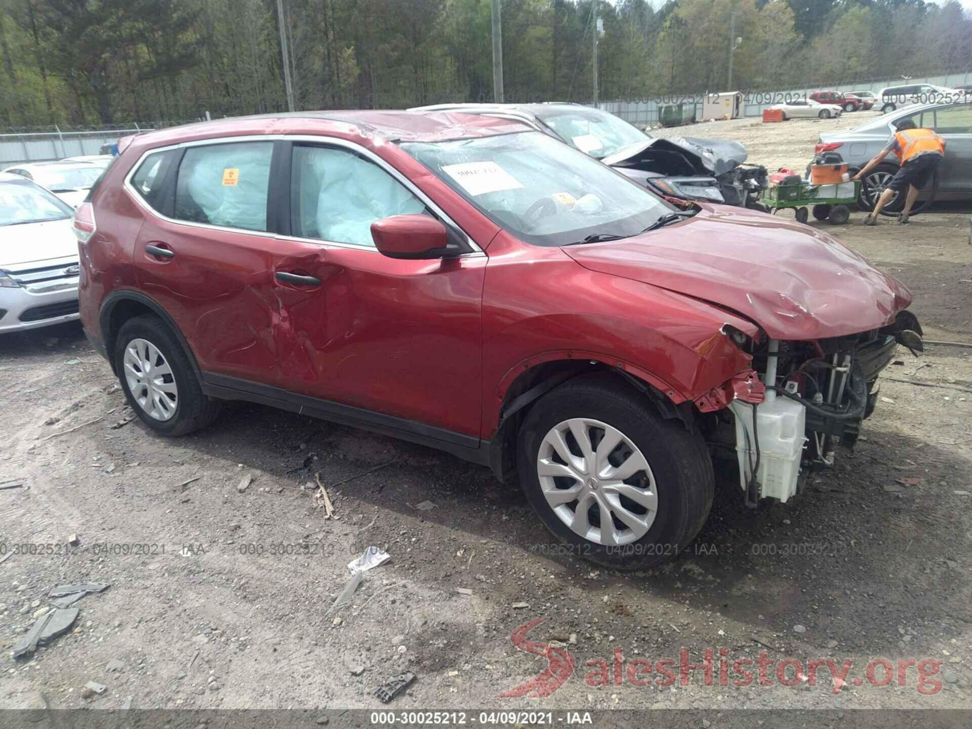 KNMAT2MT0GP604984 2016 NISSAN ROGUE