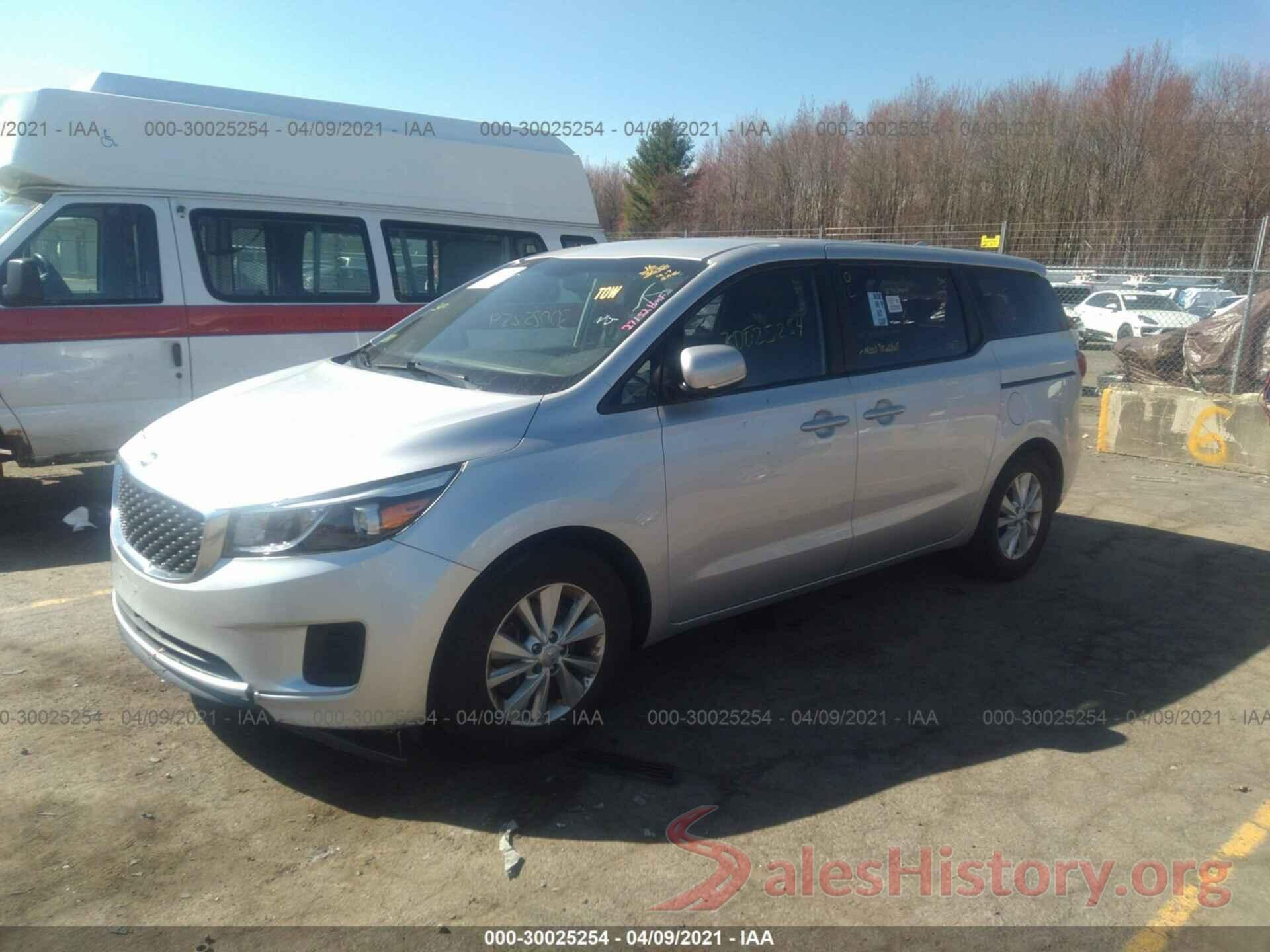 KNDMA5C1XG6168154 2016 KIA SEDONA