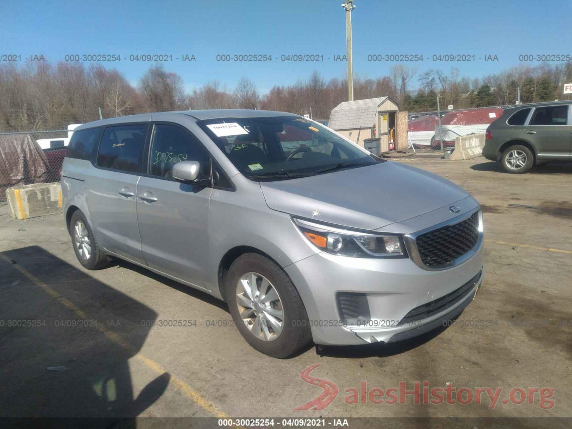 KNDMA5C1XG6168154 2016 KIA SEDONA