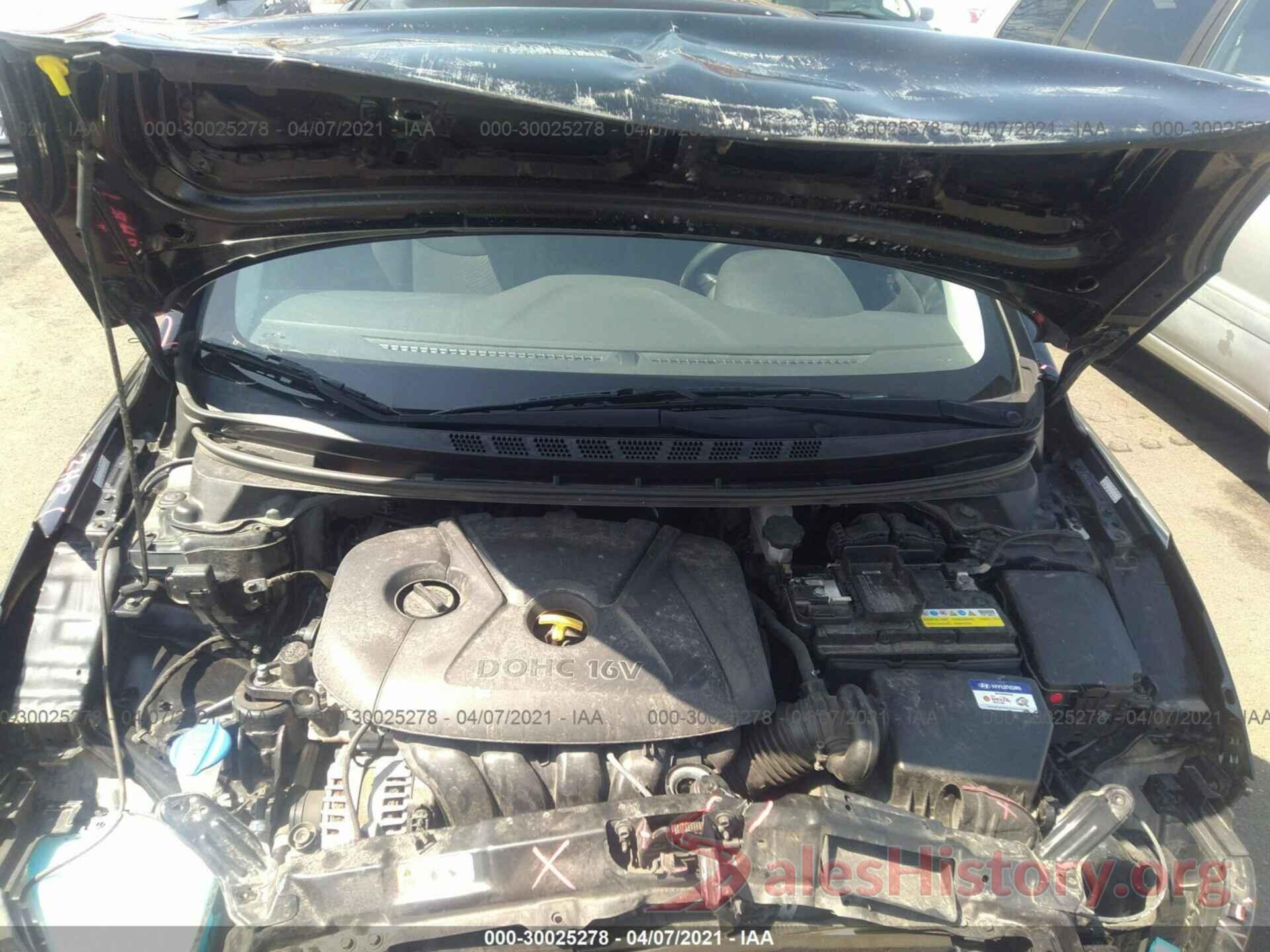 KMHDH4AE2GU628412 2016 HYUNDAI ELANTRA