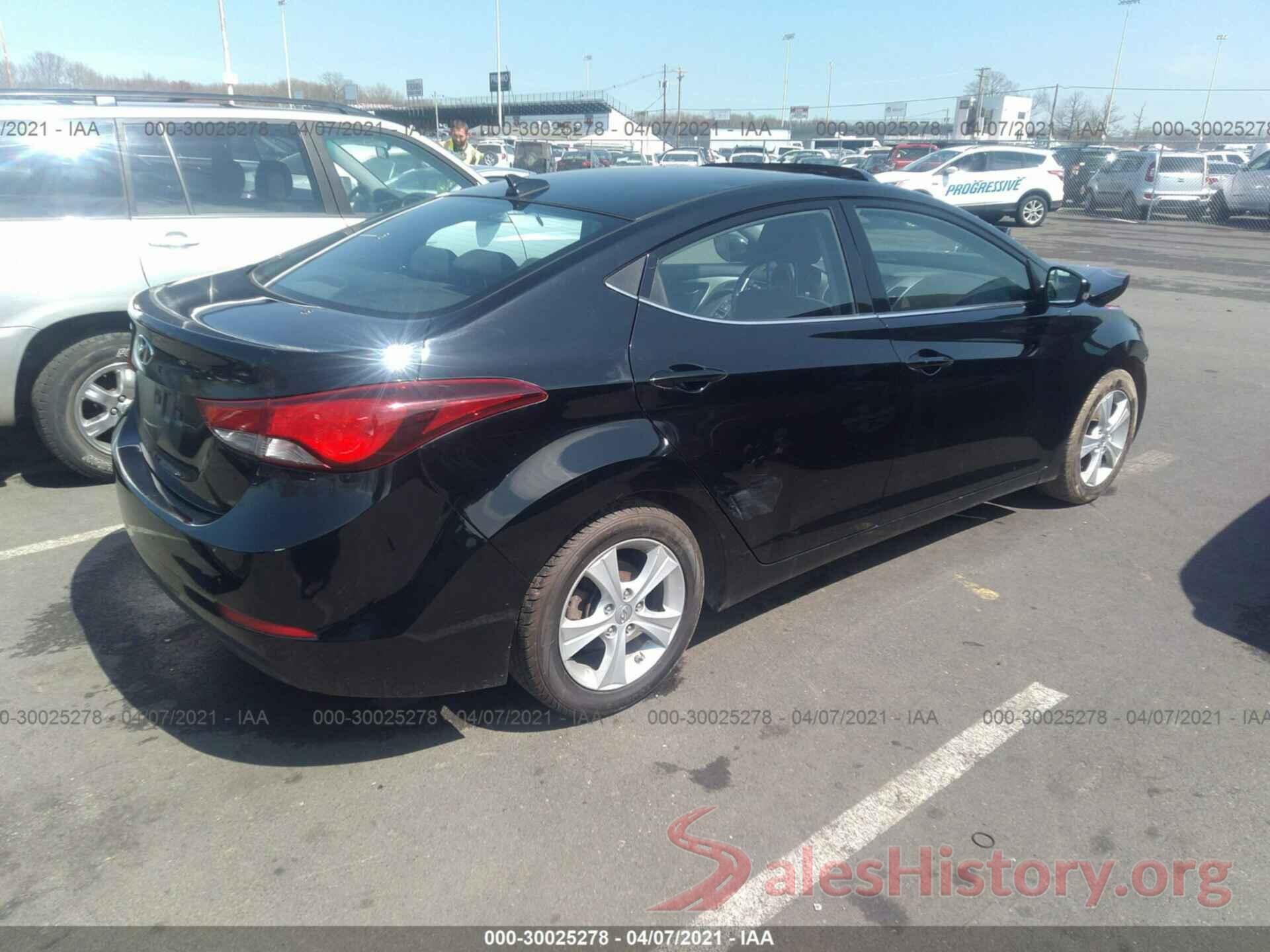 KMHDH4AE2GU628412 2016 HYUNDAI ELANTRA