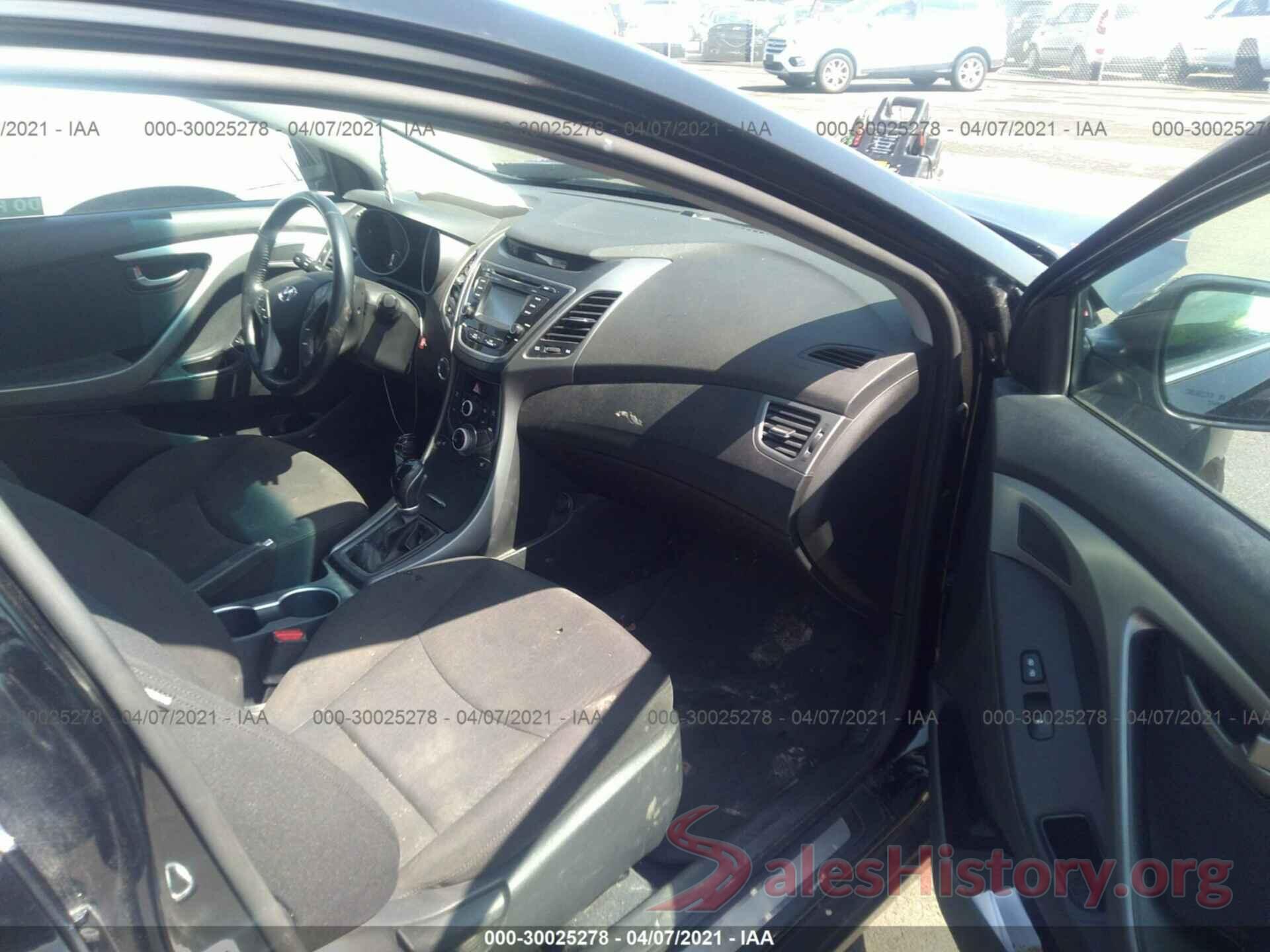 KMHDH4AE2GU628412 2016 HYUNDAI ELANTRA