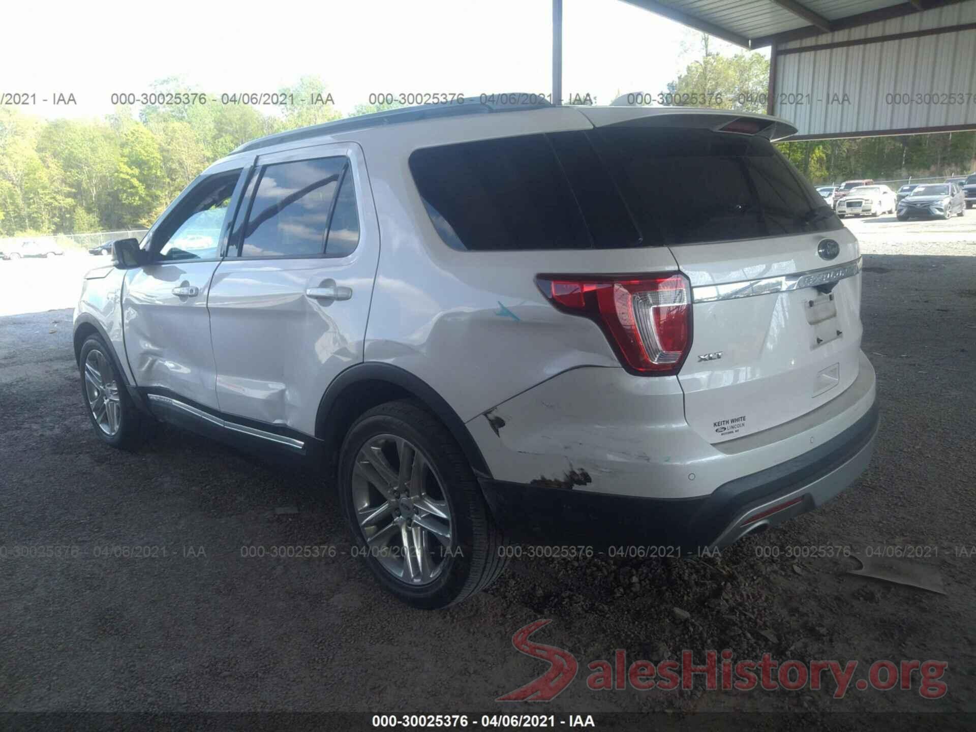 1FM5K7D81HGB43644 2017 FORD EXPLORER