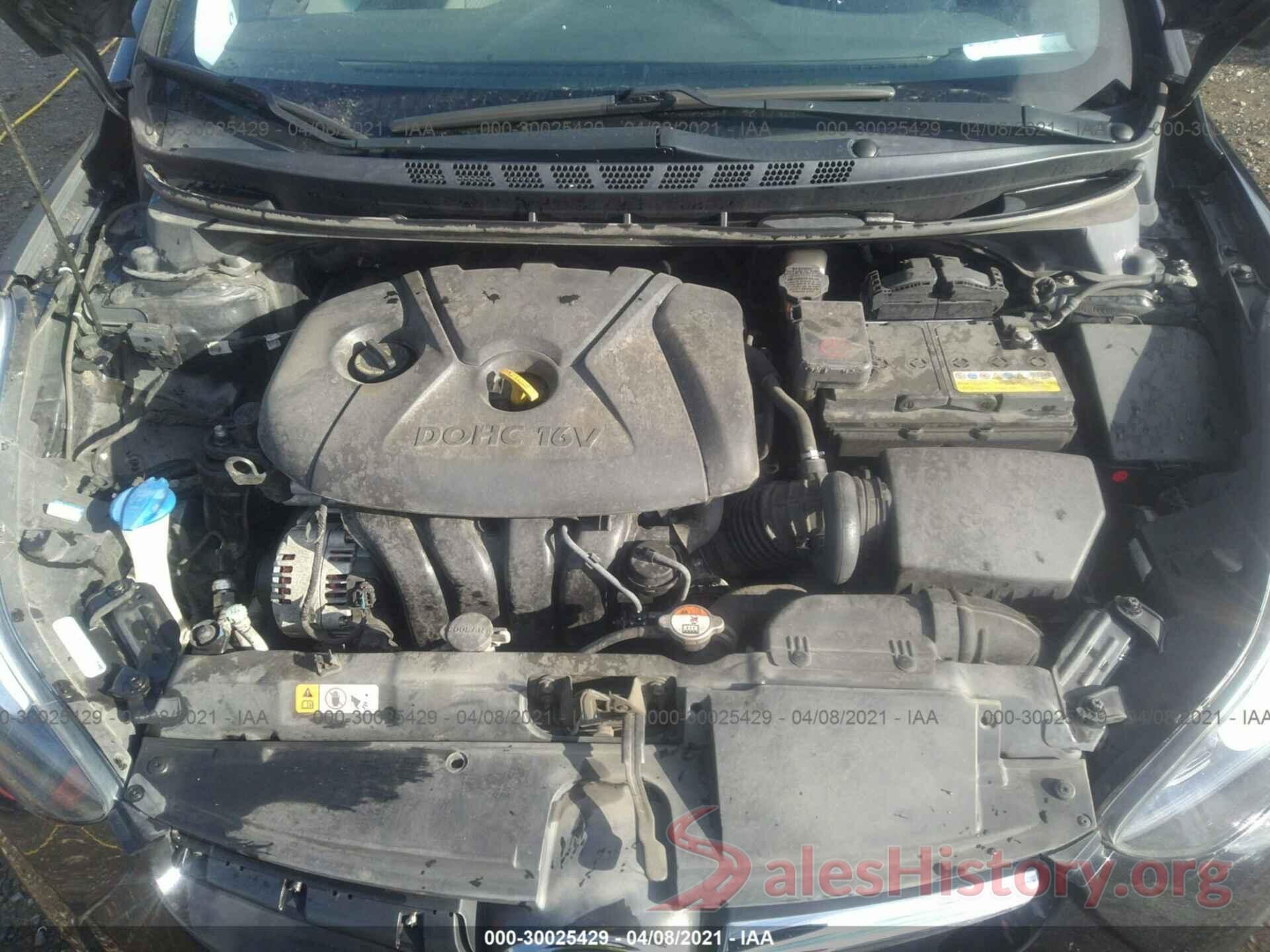 5NPDH4AE8GH760475 2016 HYUNDAI ELANTRA