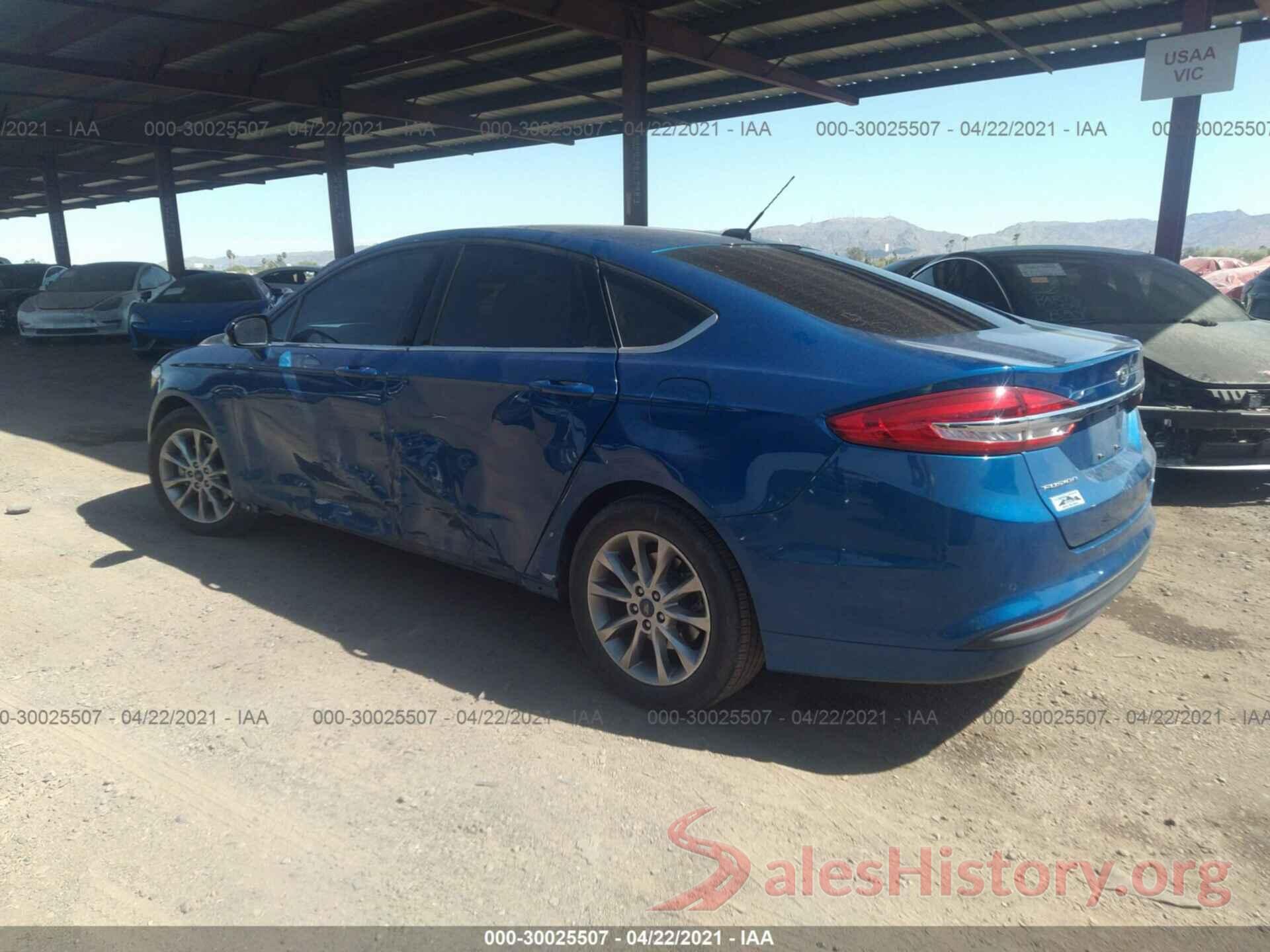 3FA6P0H77HR370502 2017 FORD FUSION