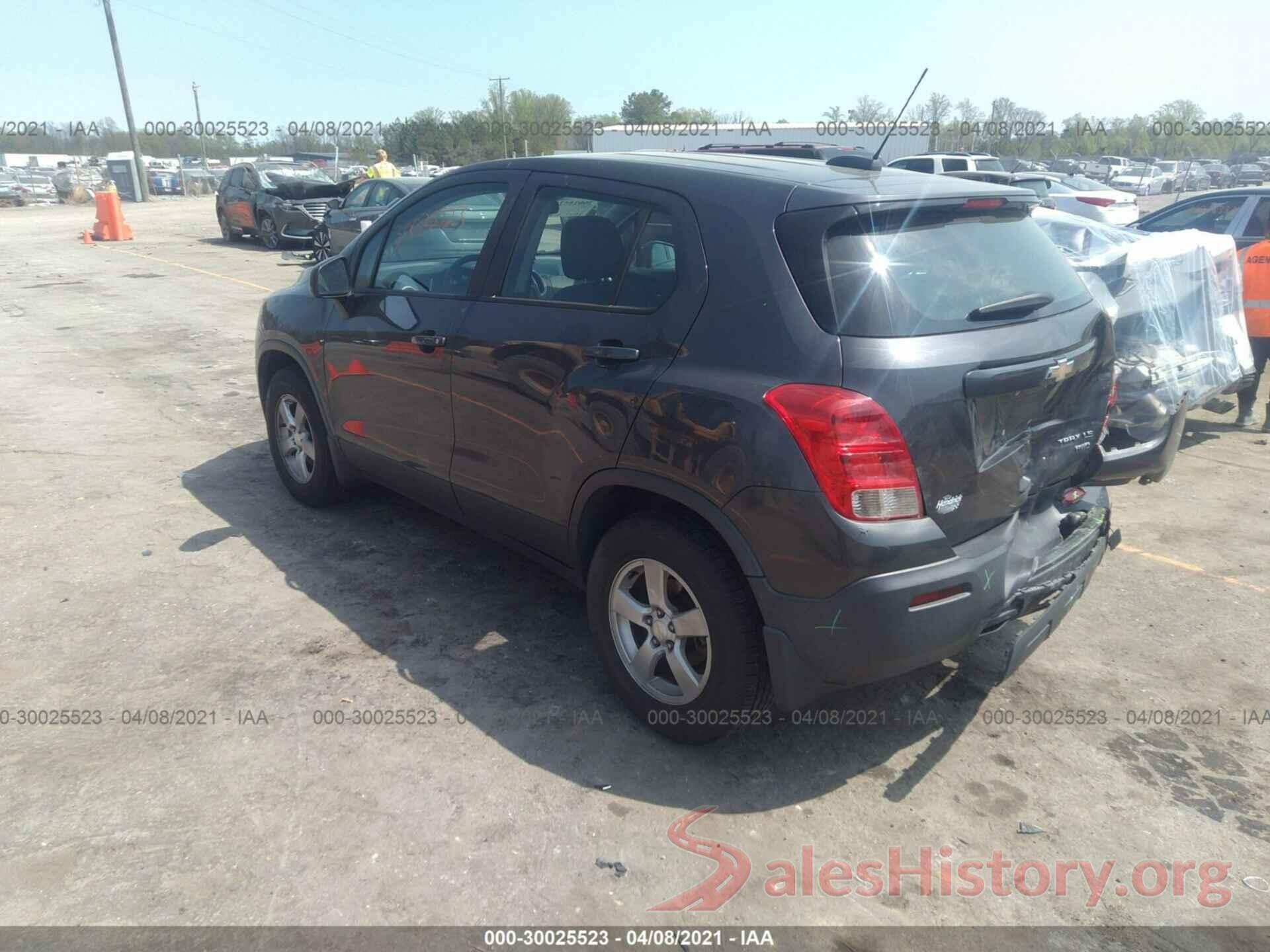 3GNCJNSB2GL134941 2016 CHEVROLET TRAX