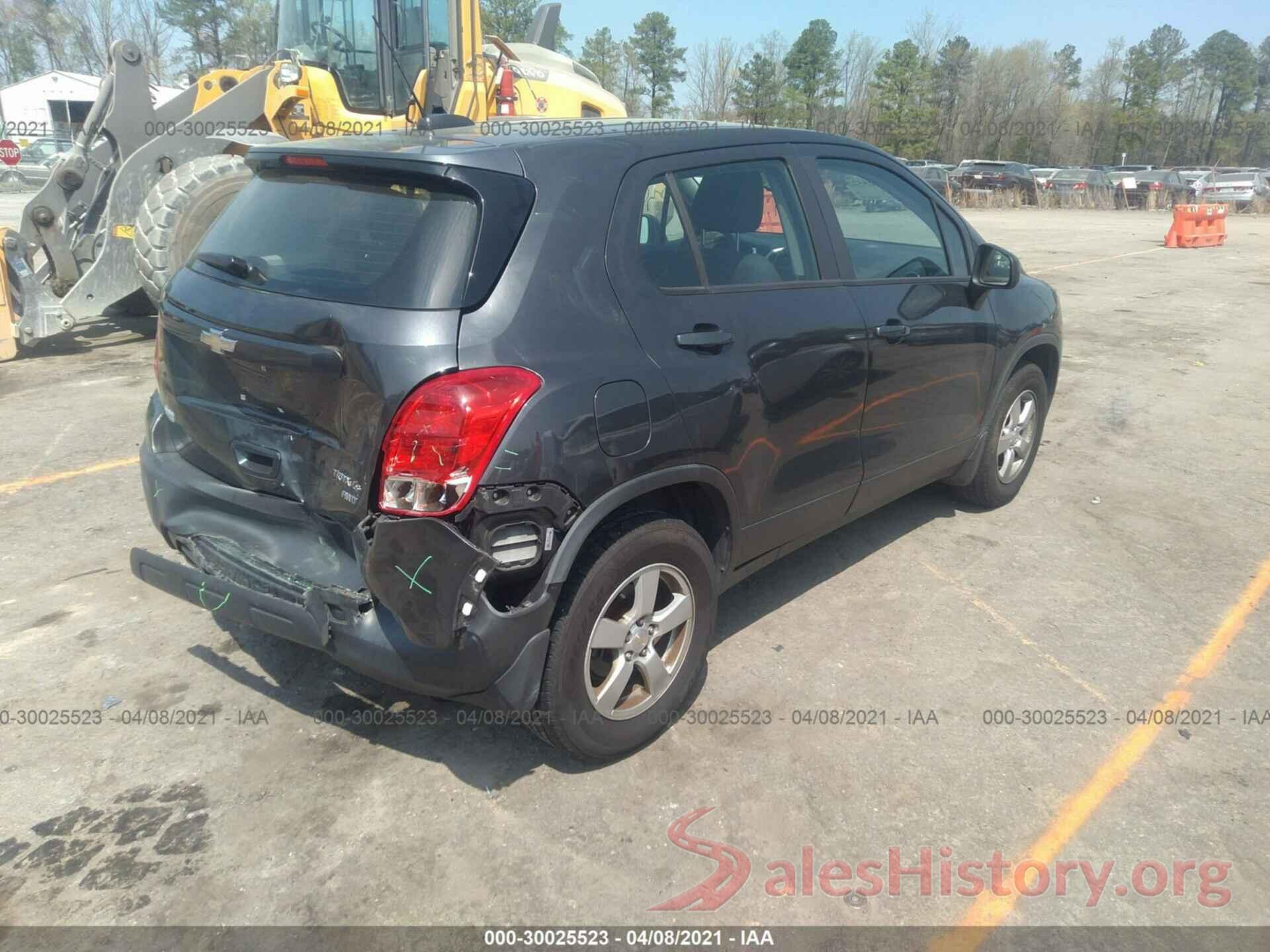 3GNCJNSB2GL134941 2016 CHEVROLET TRAX