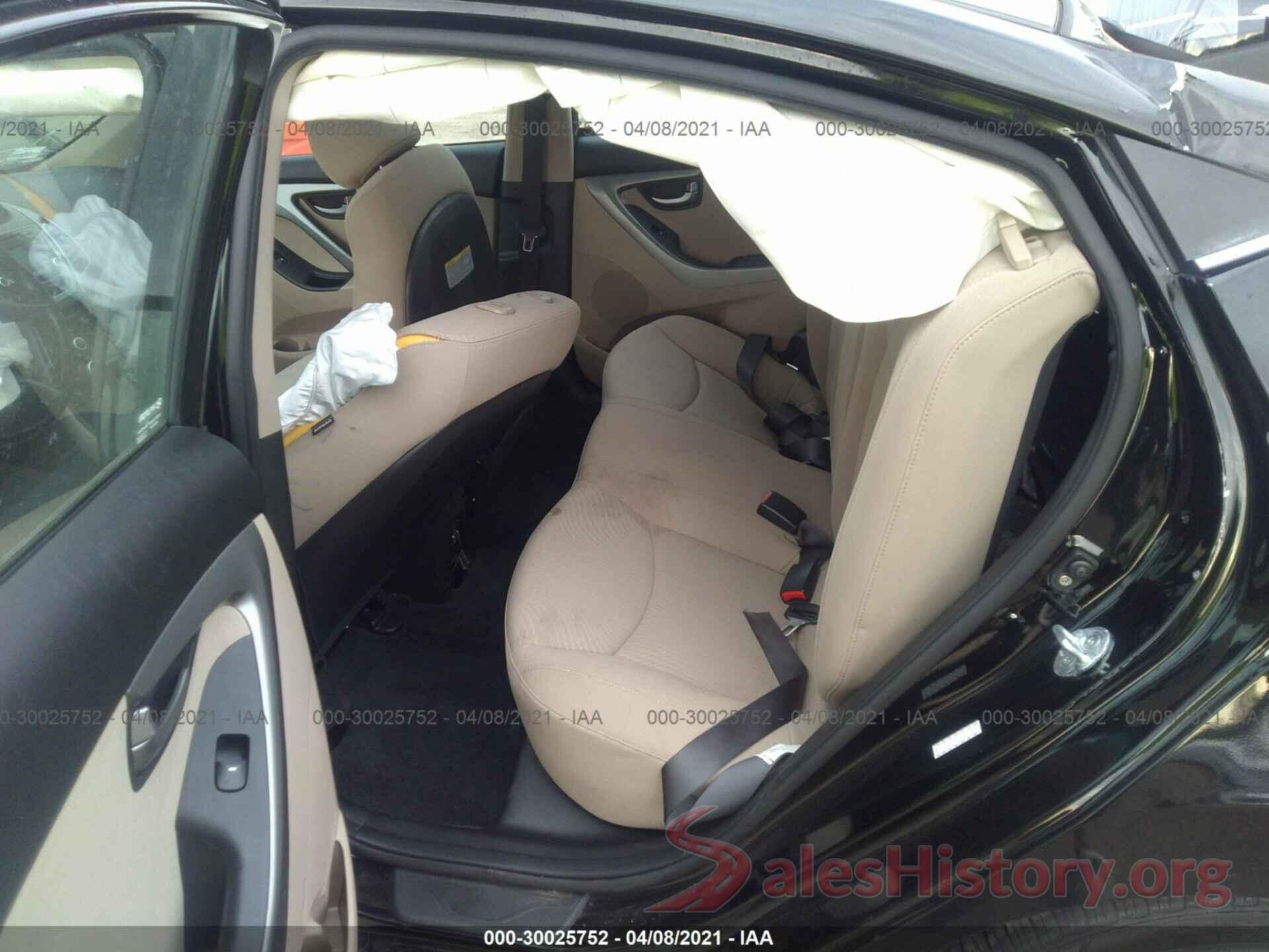 KMHDH4AE3GU589782 2016 HYUNDAI ELANTRA