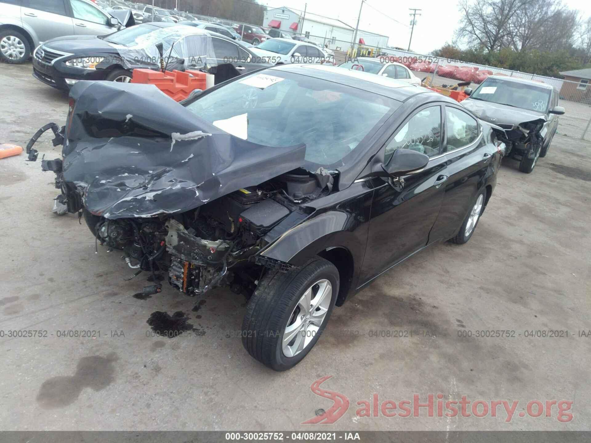 KMHDH4AE3GU589782 2016 HYUNDAI ELANTRA