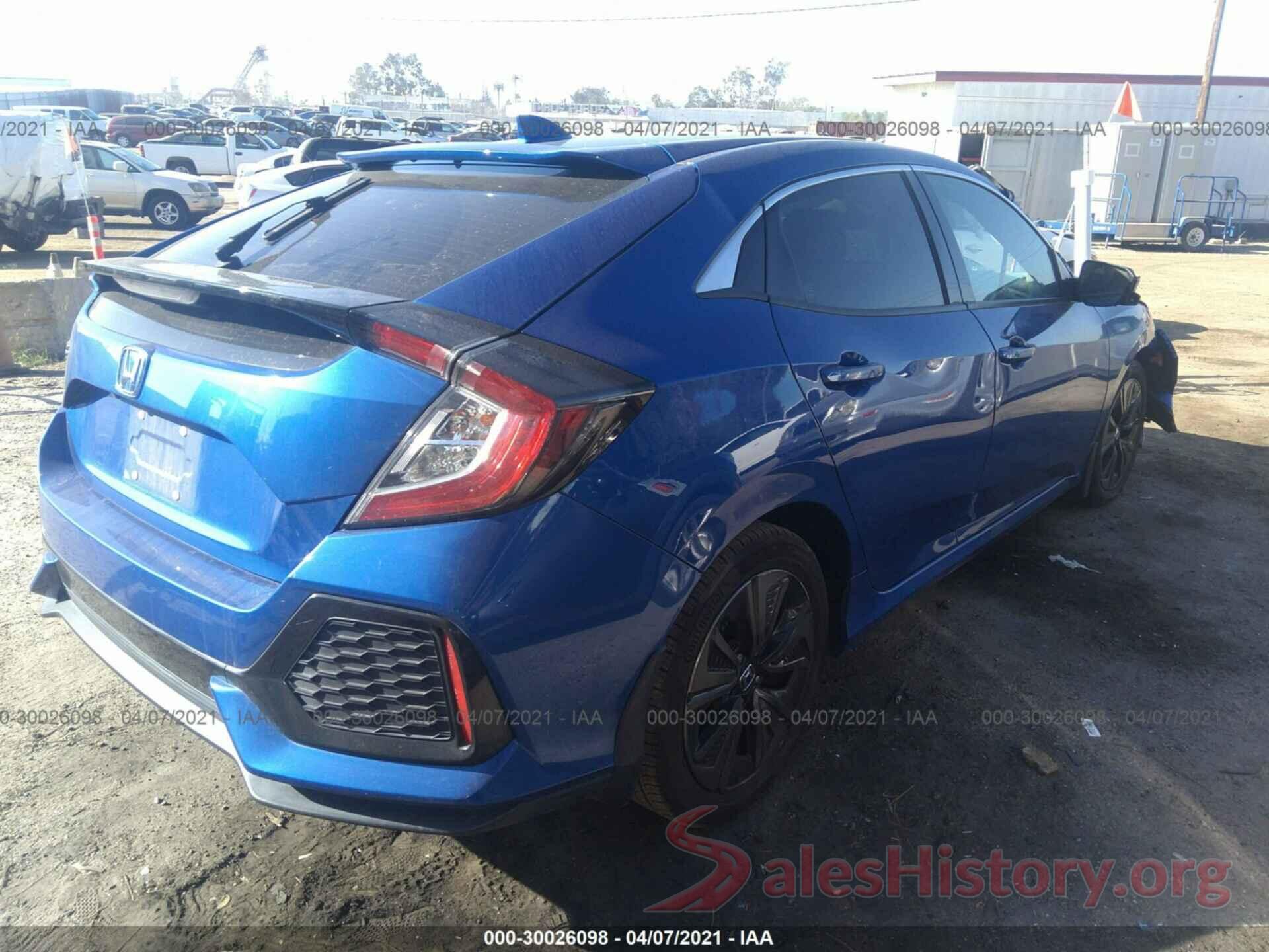 SHHFK7H55JU405687 2018 HONDA CIVIC HATCHBACK