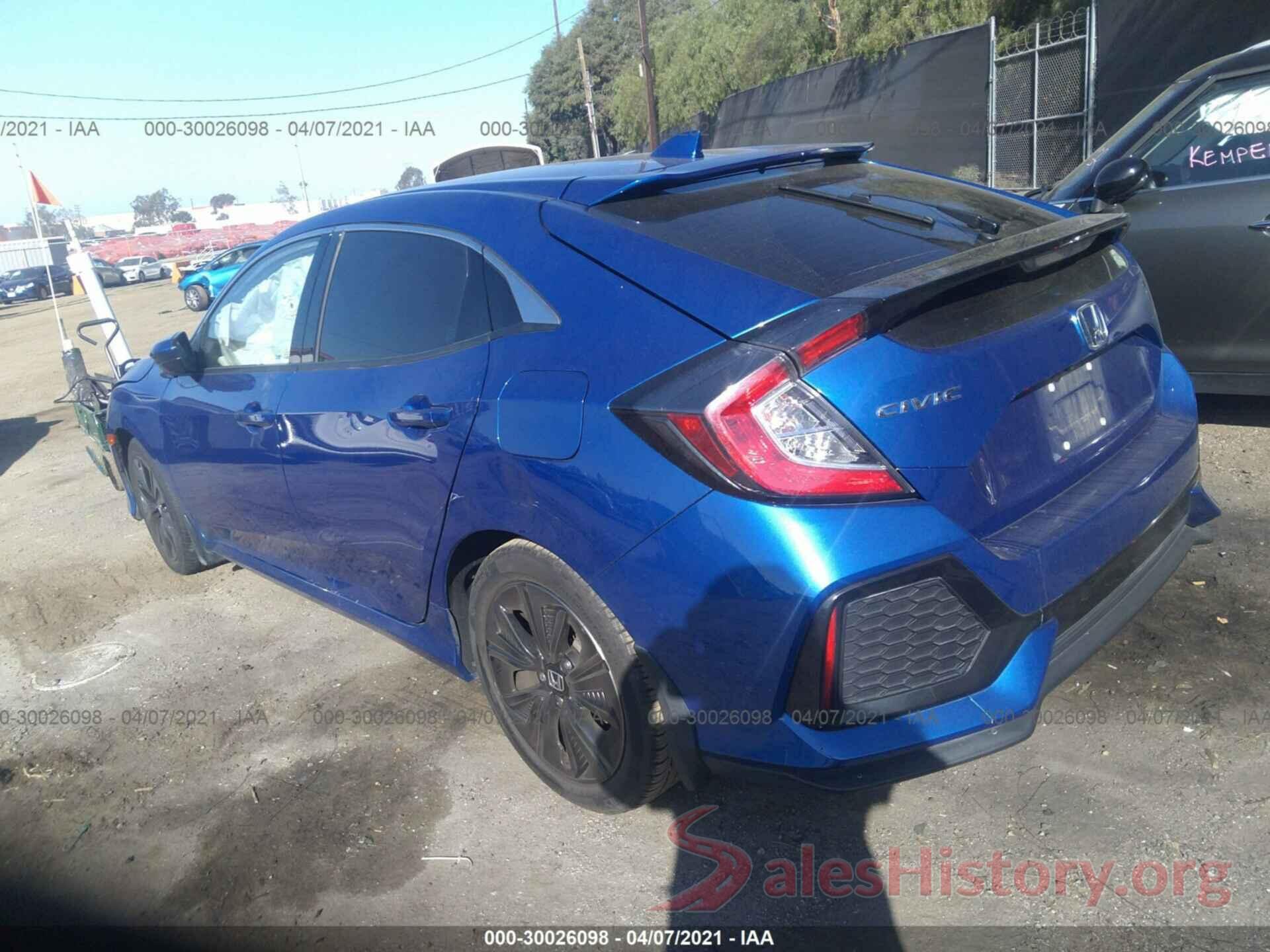 SHHFK7H55JU405687 2018 HONDA CIVIC HATCHBACK