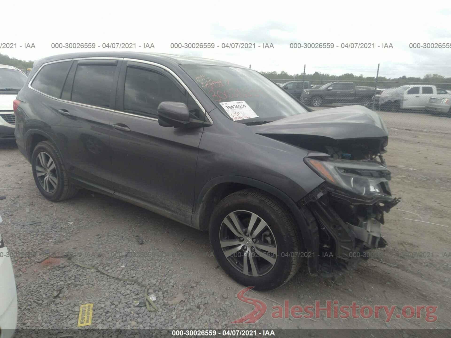 5FNYF5H54HB041968 2017 HONDA PILOT