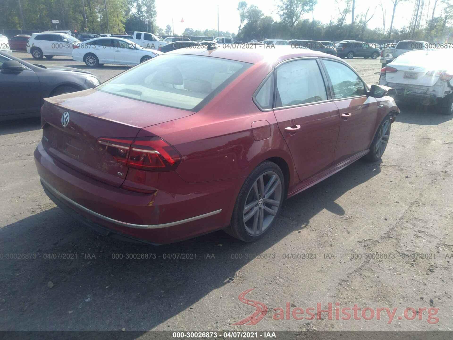 1VWAA7A34JC050836 2018 VOLKSWAGEN PASSAT