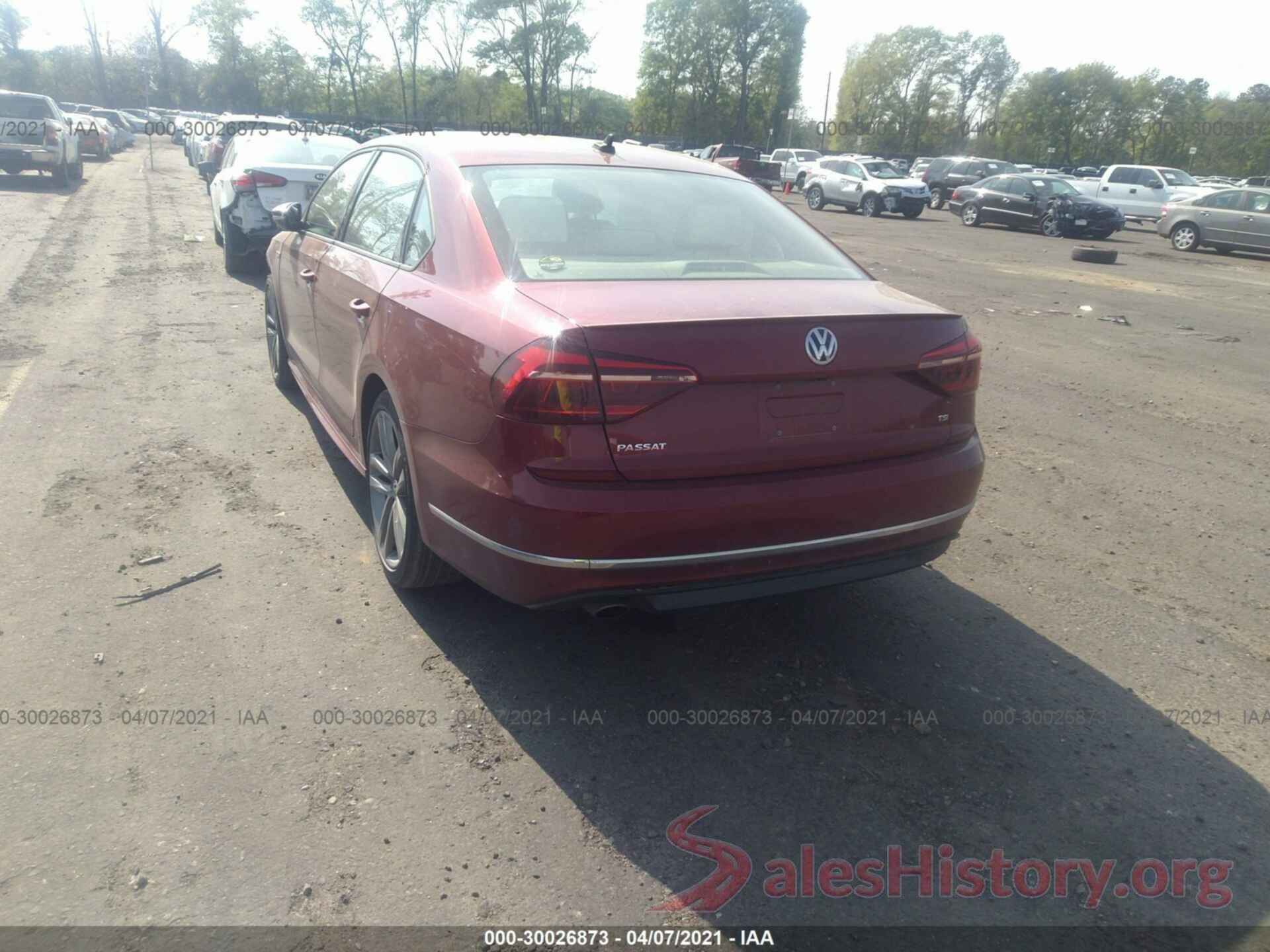 1VWAA7A34JC050836 2018 VOLKSWAGEN PASSAT