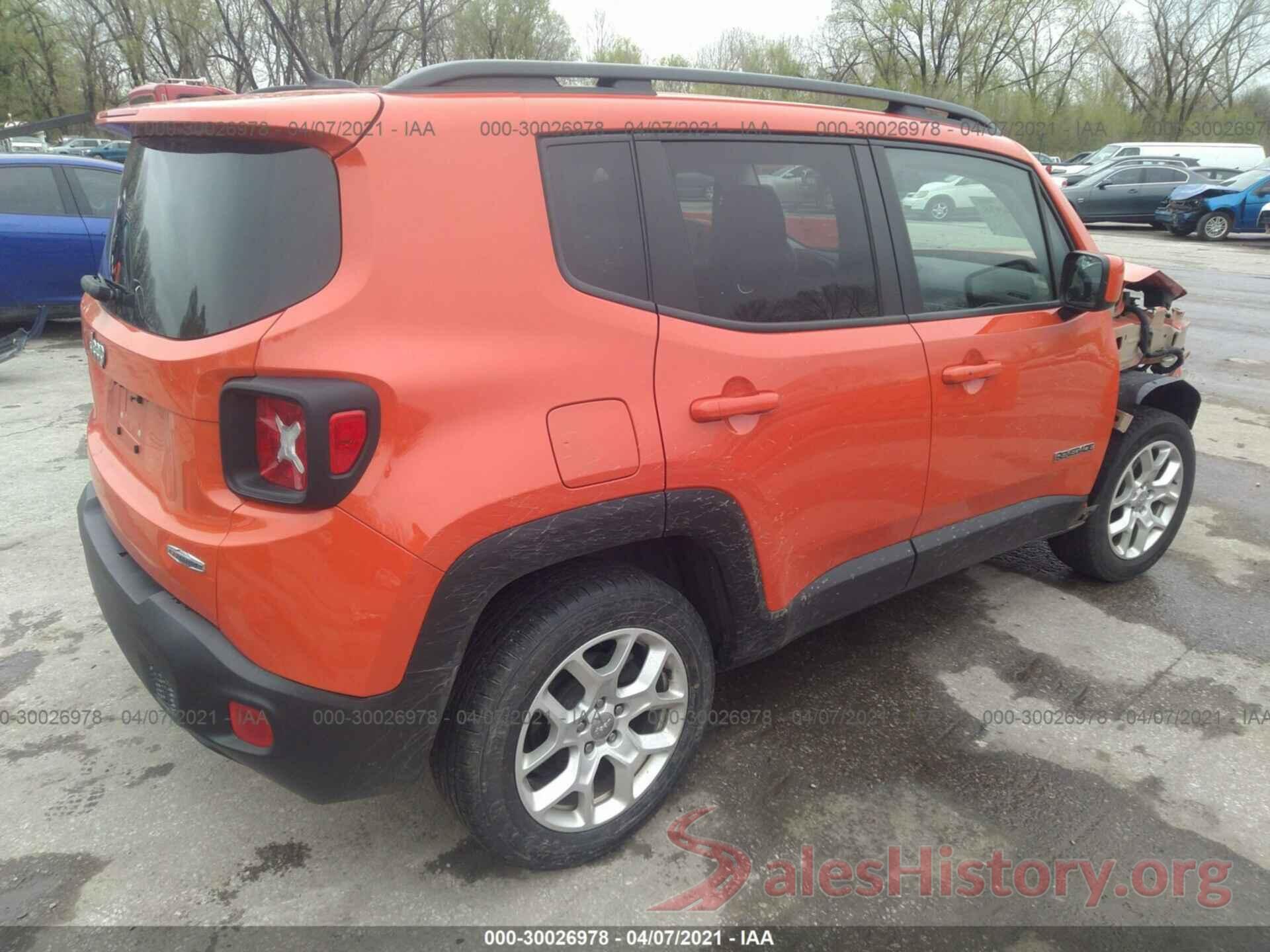 ZACCJBBT4GPE08650 2016 JEEP RENEGADE