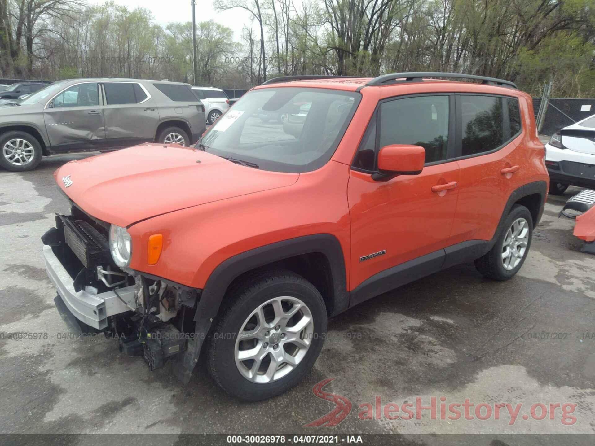 ZACCJBBT4GPE08650 2016 JEEP RENEGADE