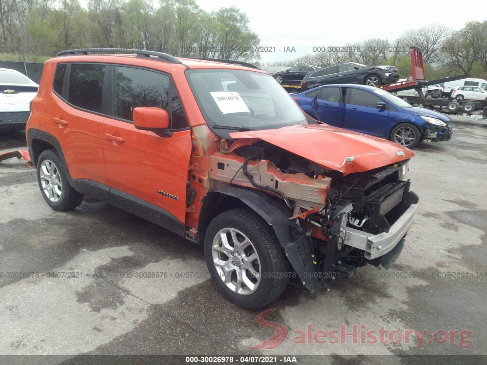 ZACCJBBT4GPE08650 2016 JEEP RENEGADE