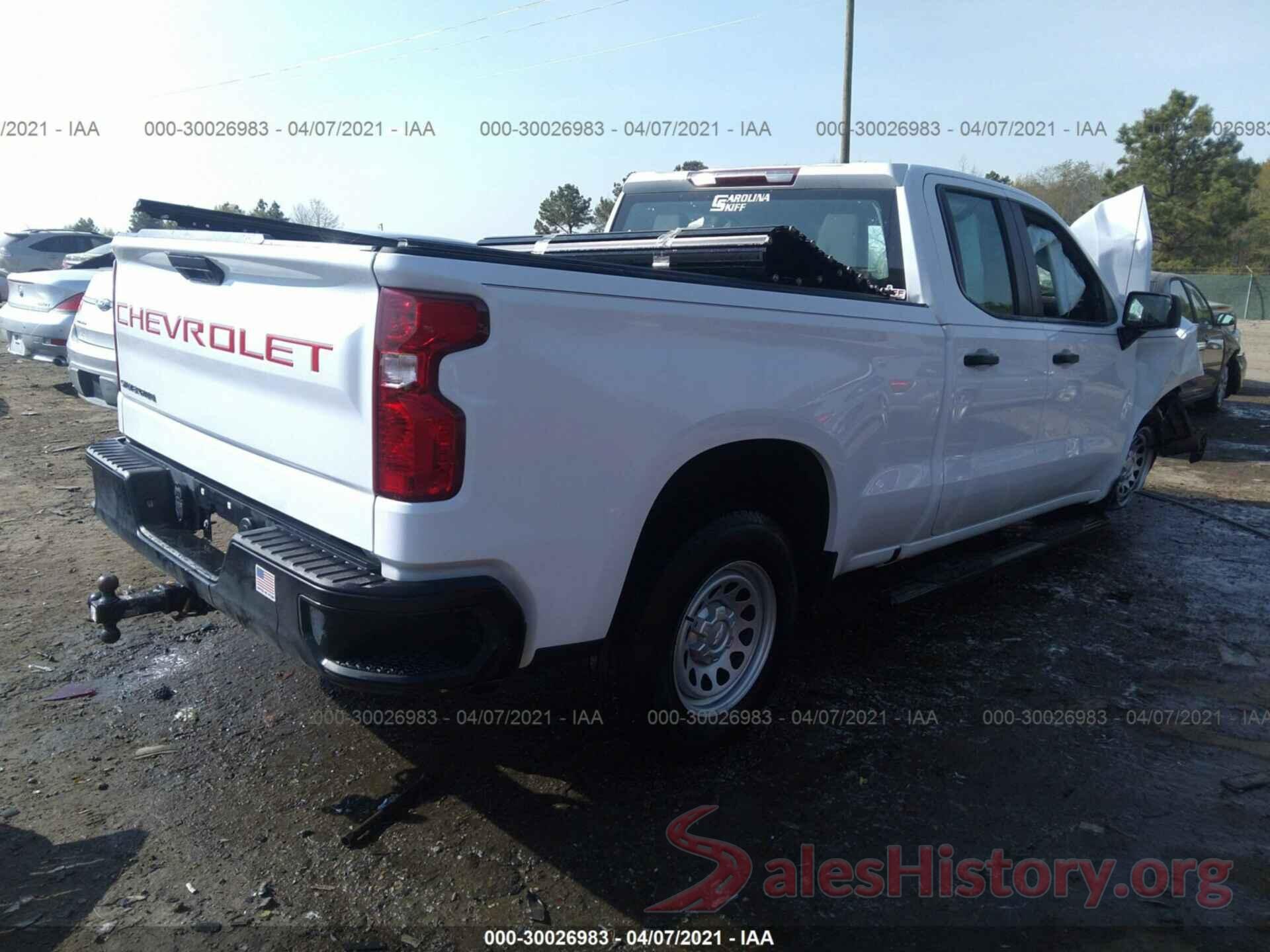 1GCRWAEH7KZ298734 2019 CHEVROLET SILVERADO 1500