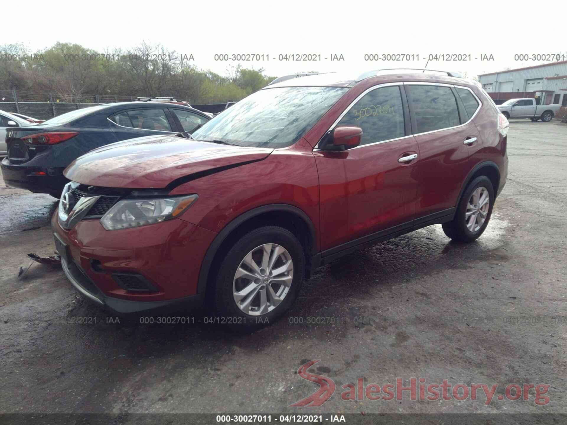 KNMAT2MV8GP694337 2016 NISSAN ROGUE