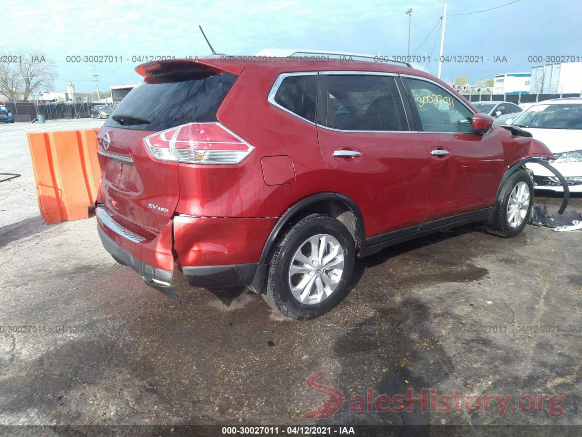 KNMAT2MV8GP694337 2016 NISSAN ROGUE