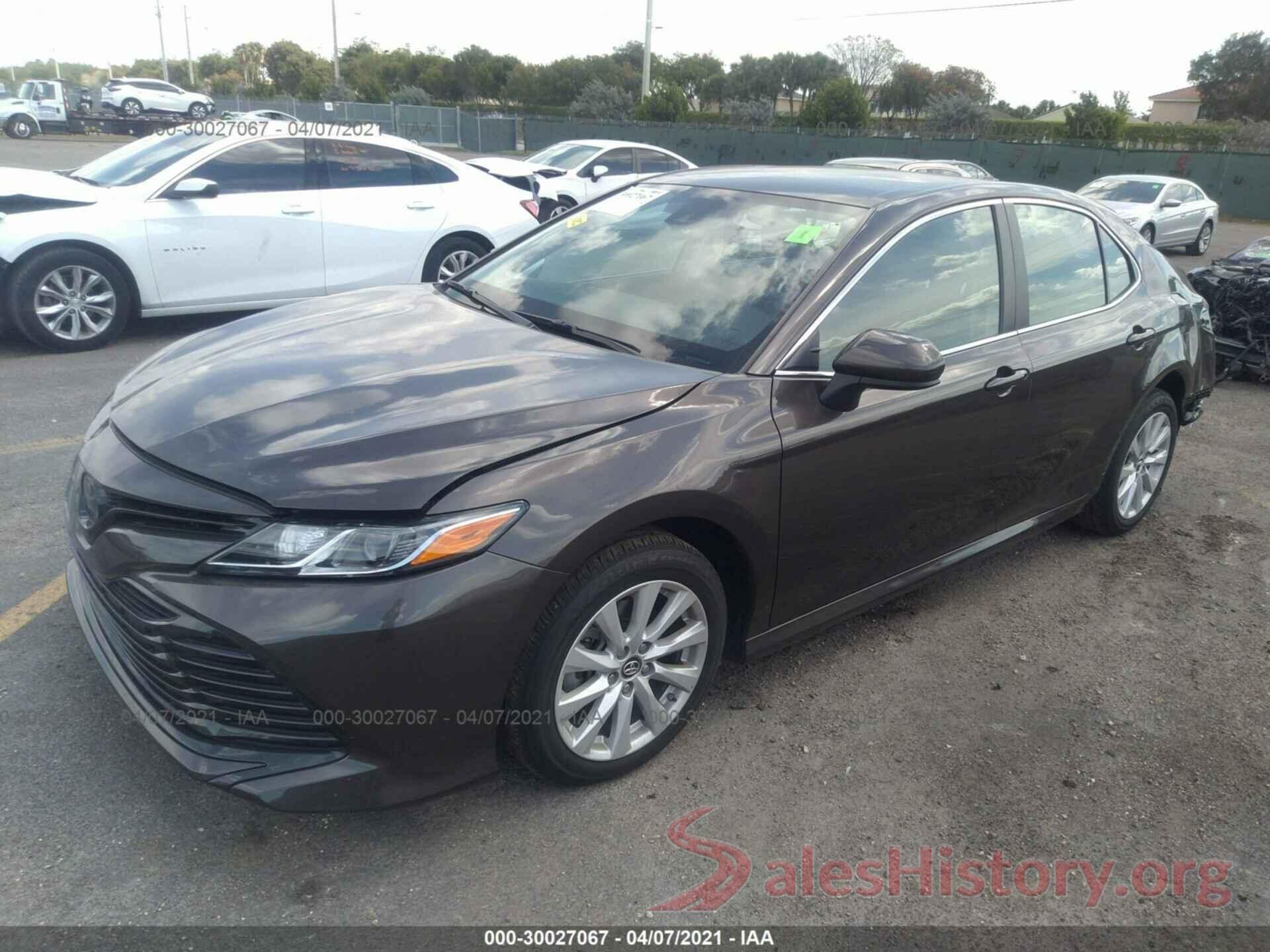 4T1B11HK8KU853349 2019 TOYOTA CAMRY