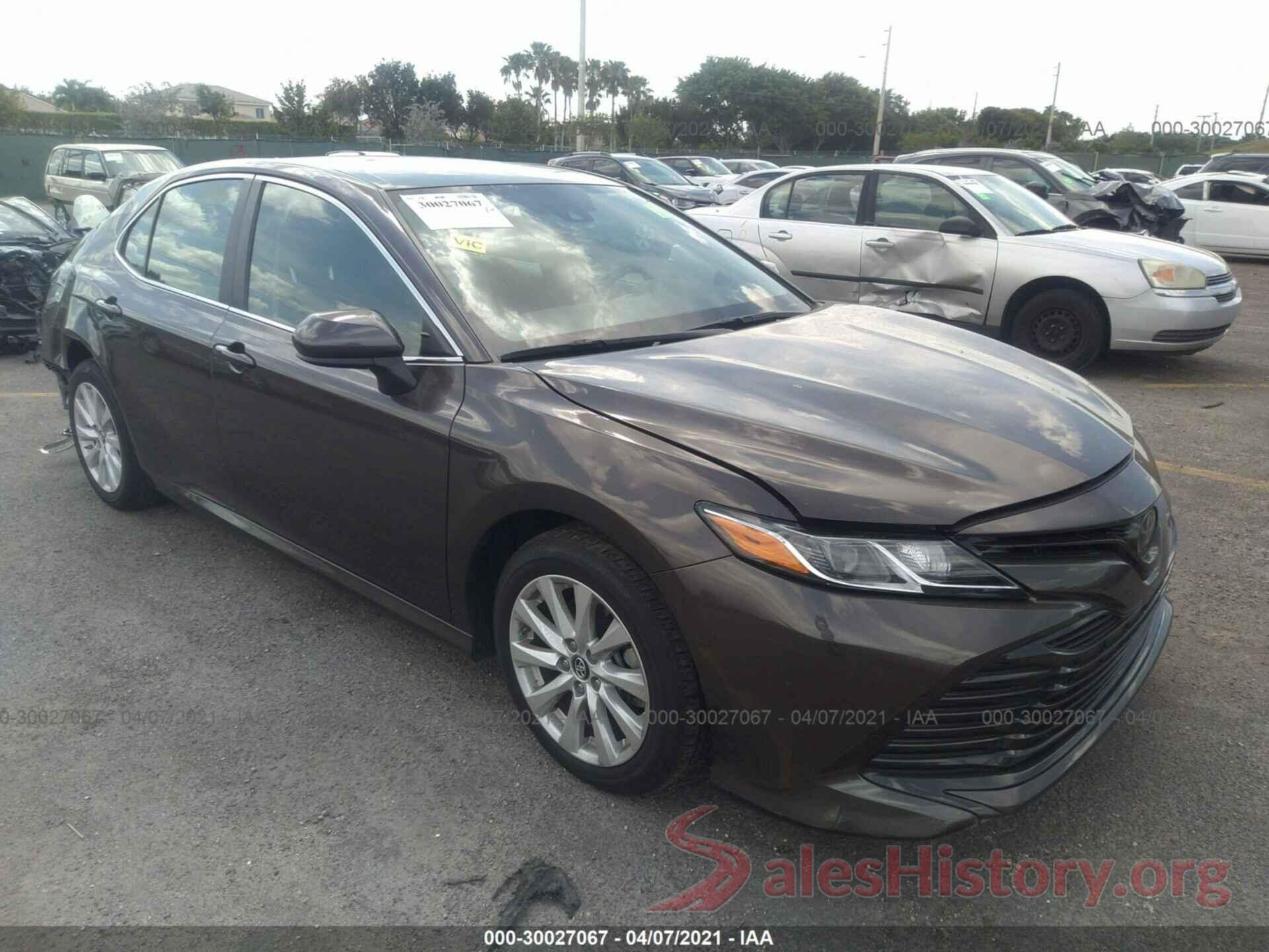 4T1B11HK8KU853349 2019 TOYOTA CAMRY