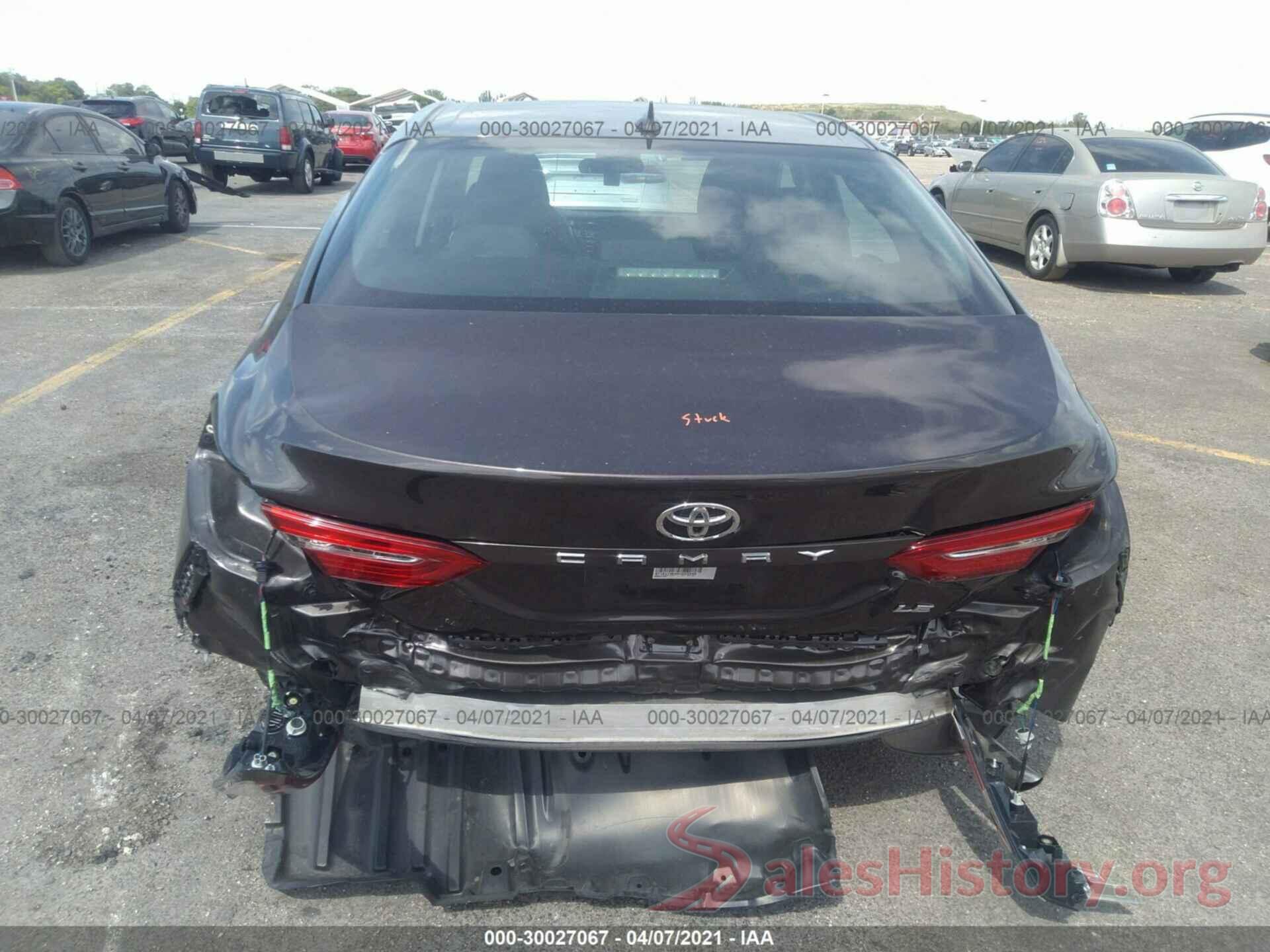 4T1B11HK8KU853349 2019 TOYOTA CAMRY